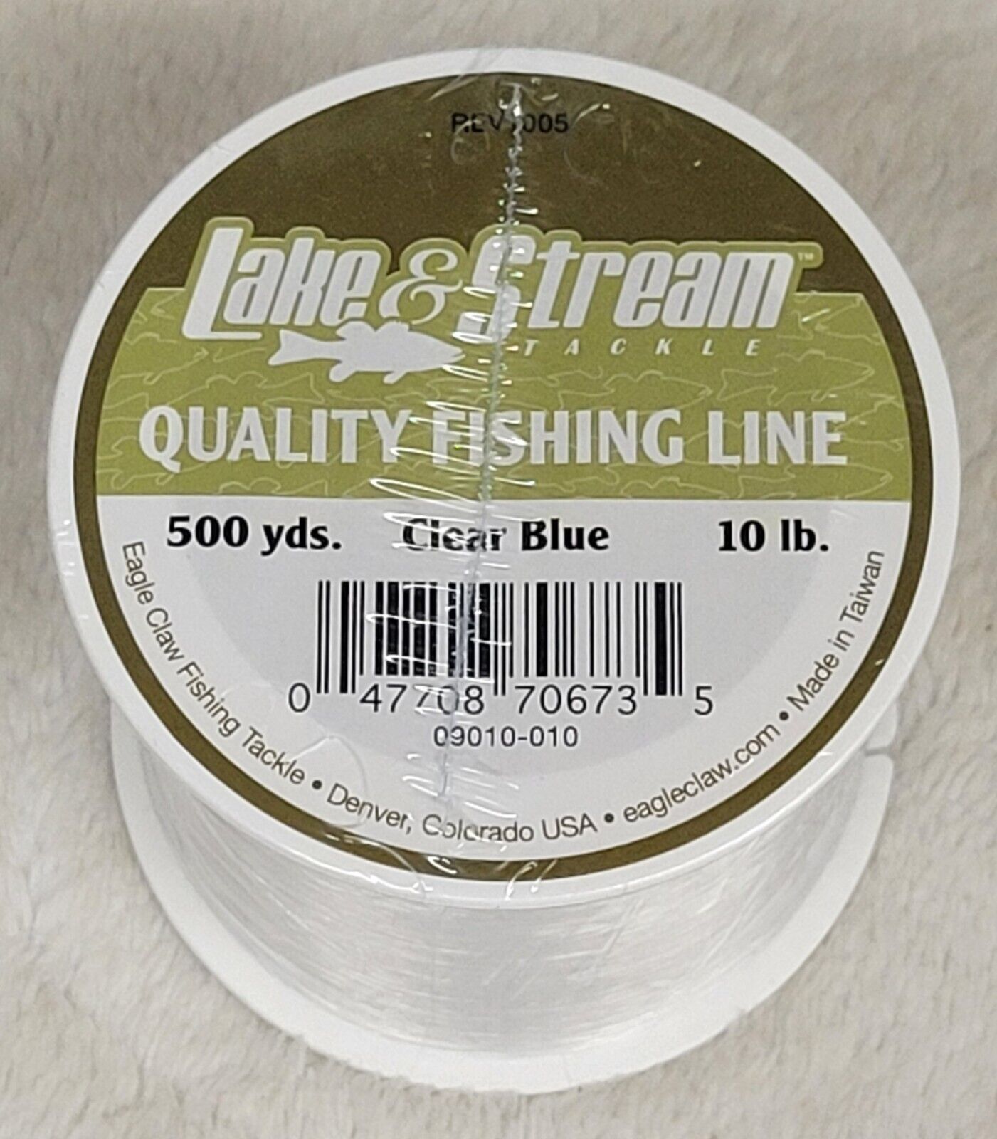 Lake & Stream Clear Blue Monofilament Line Choose Size