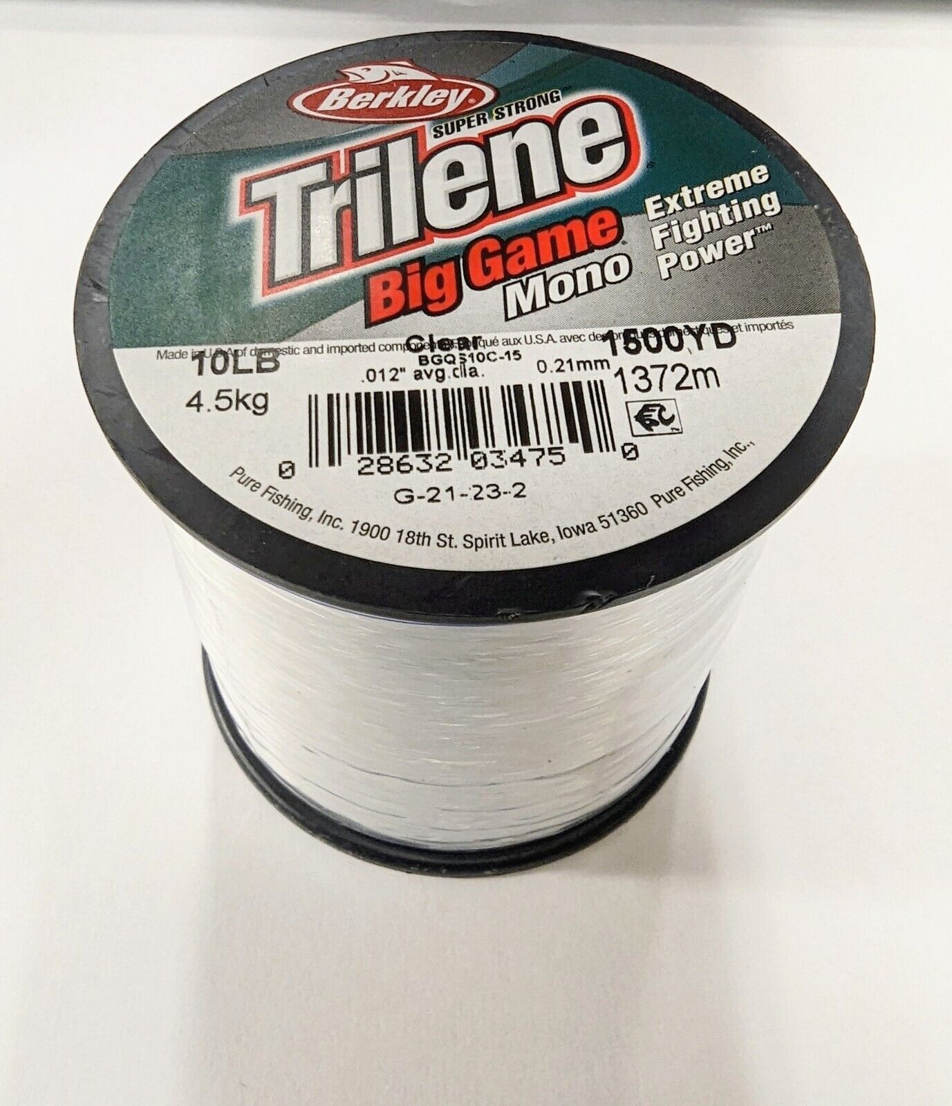 Berkley Trilene Big Game Mono Fishing Line | 1/4 lb Spool | Pick Line Test