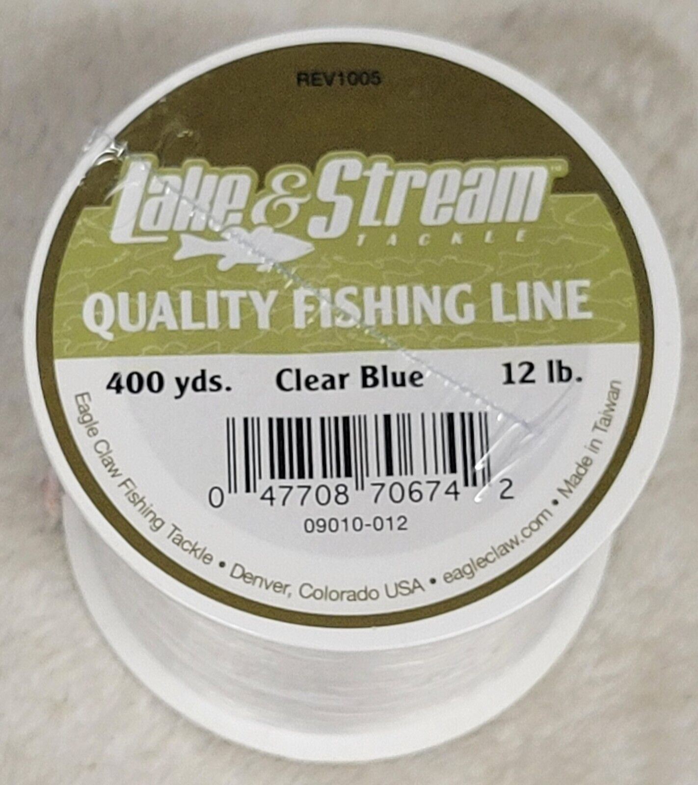 Lake & Stream Clear Blue Monofilament Line Choose Size