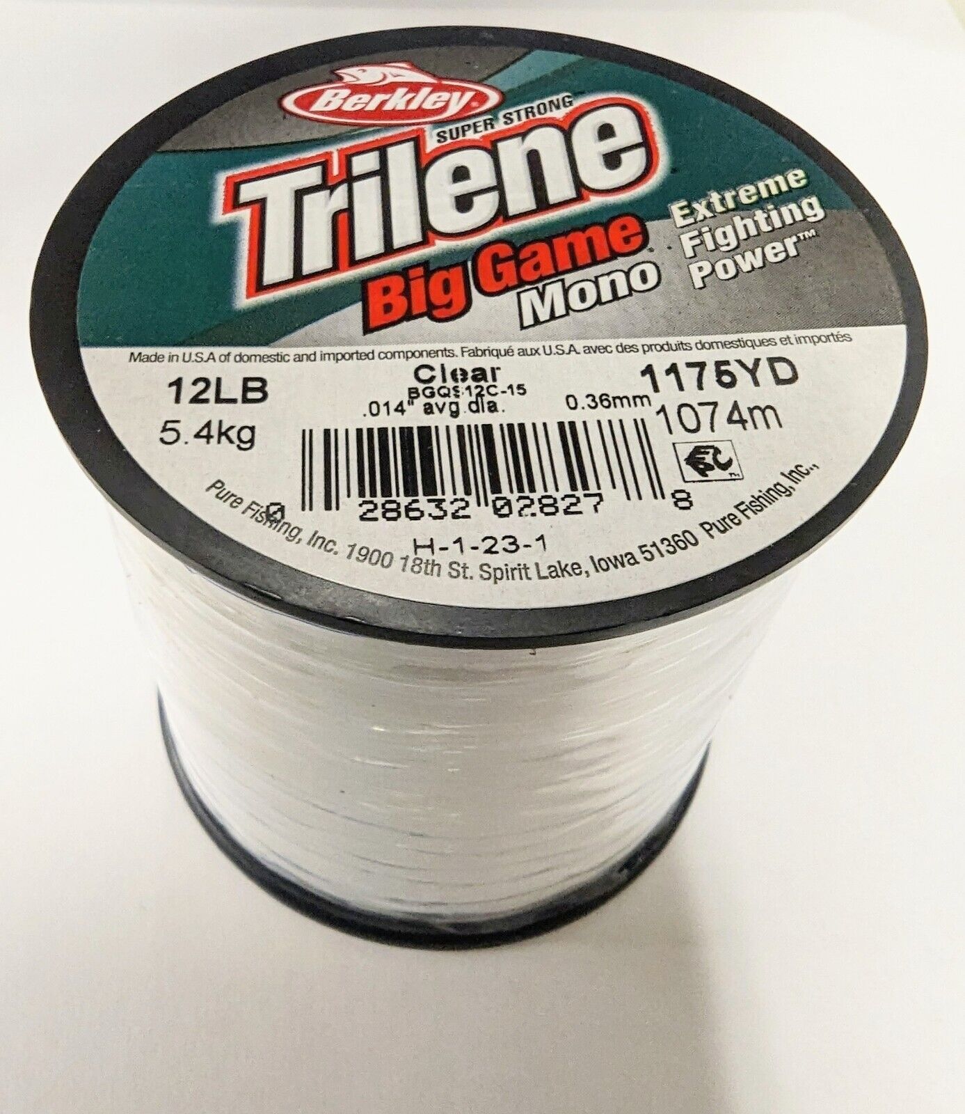 Berkley Trilene Big Game Mono Fishing Line | 1/4 lb Spool | Pick Line Test