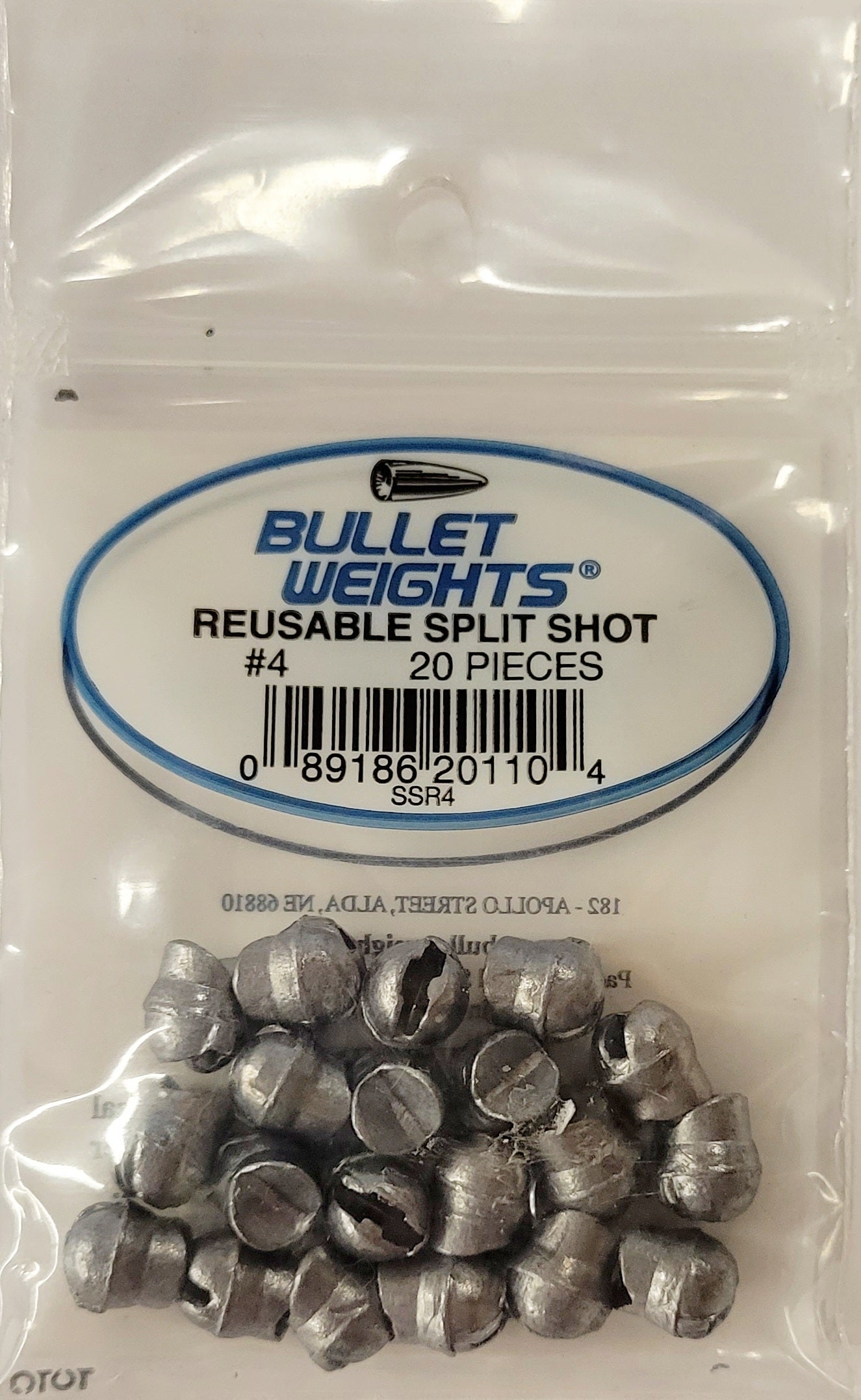 BULLET WEIGHTS REUSABLE SPLIT SHOT