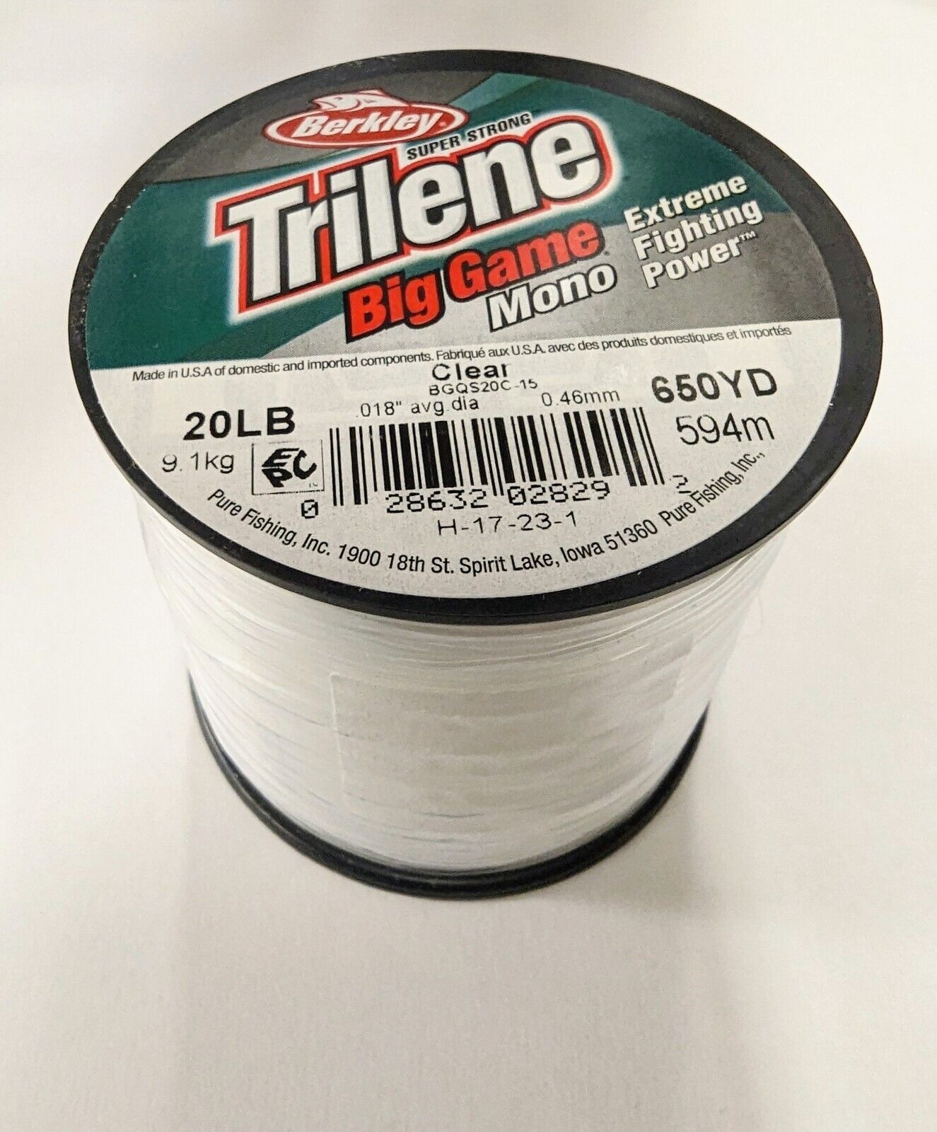 Berkley Trilene Big Game Mono Fishing Line | 1/4 lb Spool | Pick Line Test