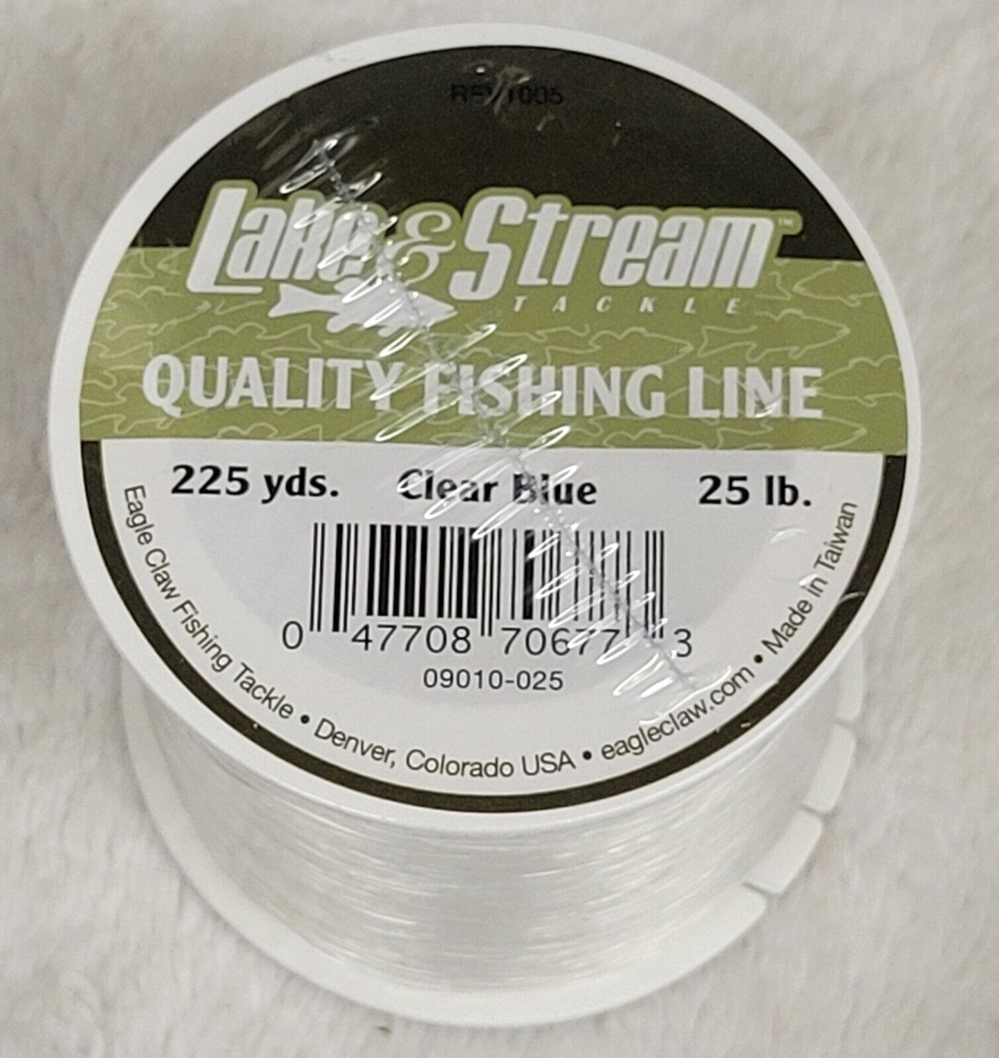 Lake & Stream Clear Blue Monofilament Line Choose Size