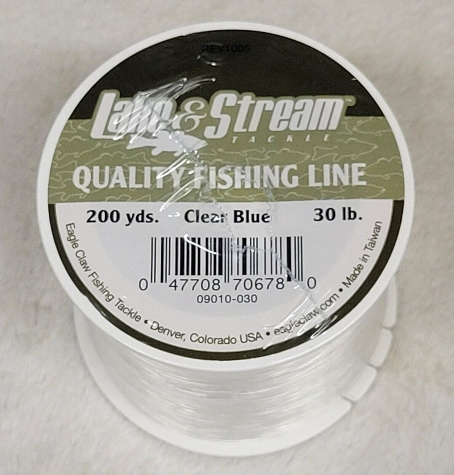 Lake & Stream Clear Blue Monofilament Line Choose Size