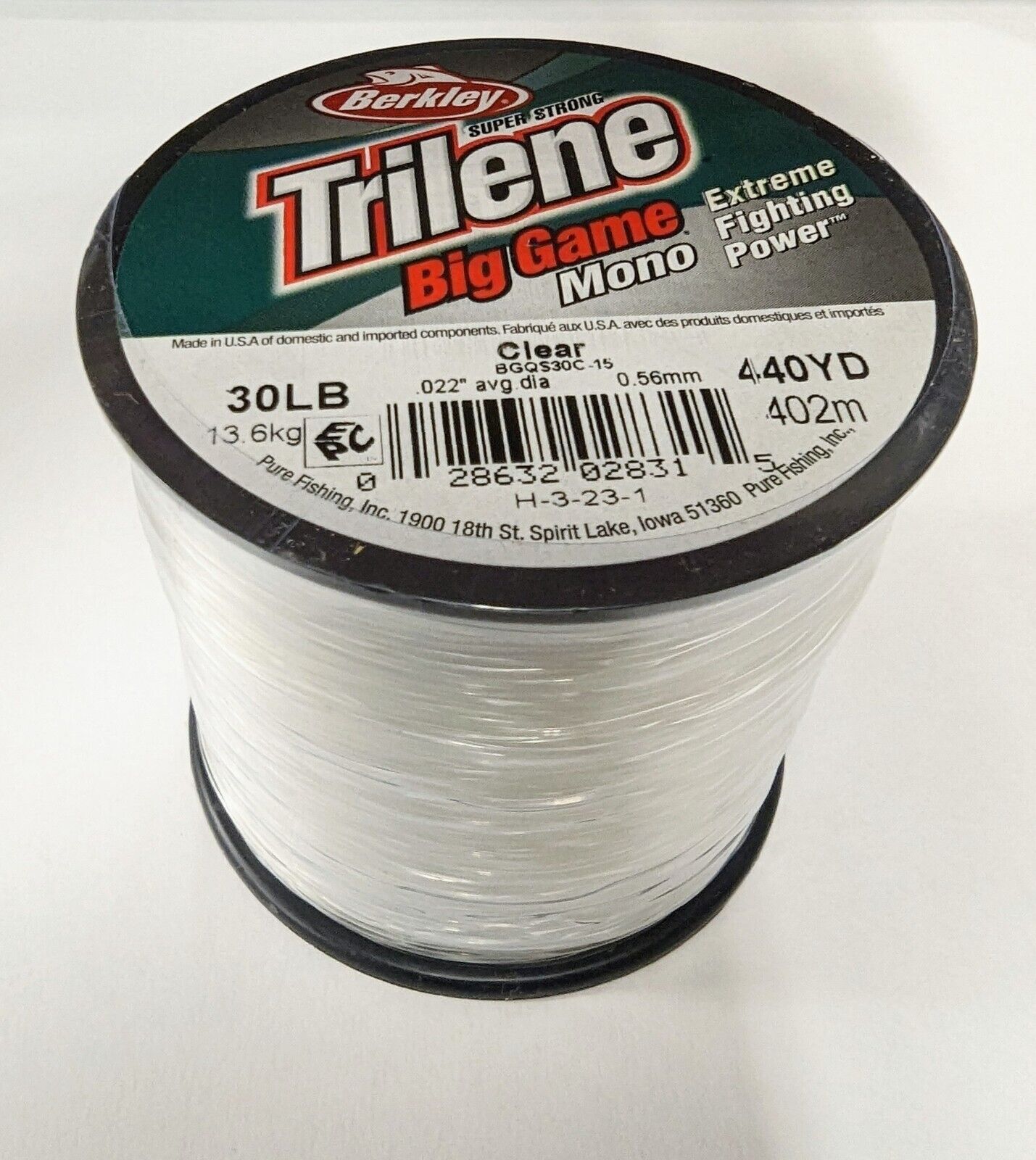 Berkley Trilene Big Game Mono Fishing Line | 1/4 lb Spool | Pick Line Test
