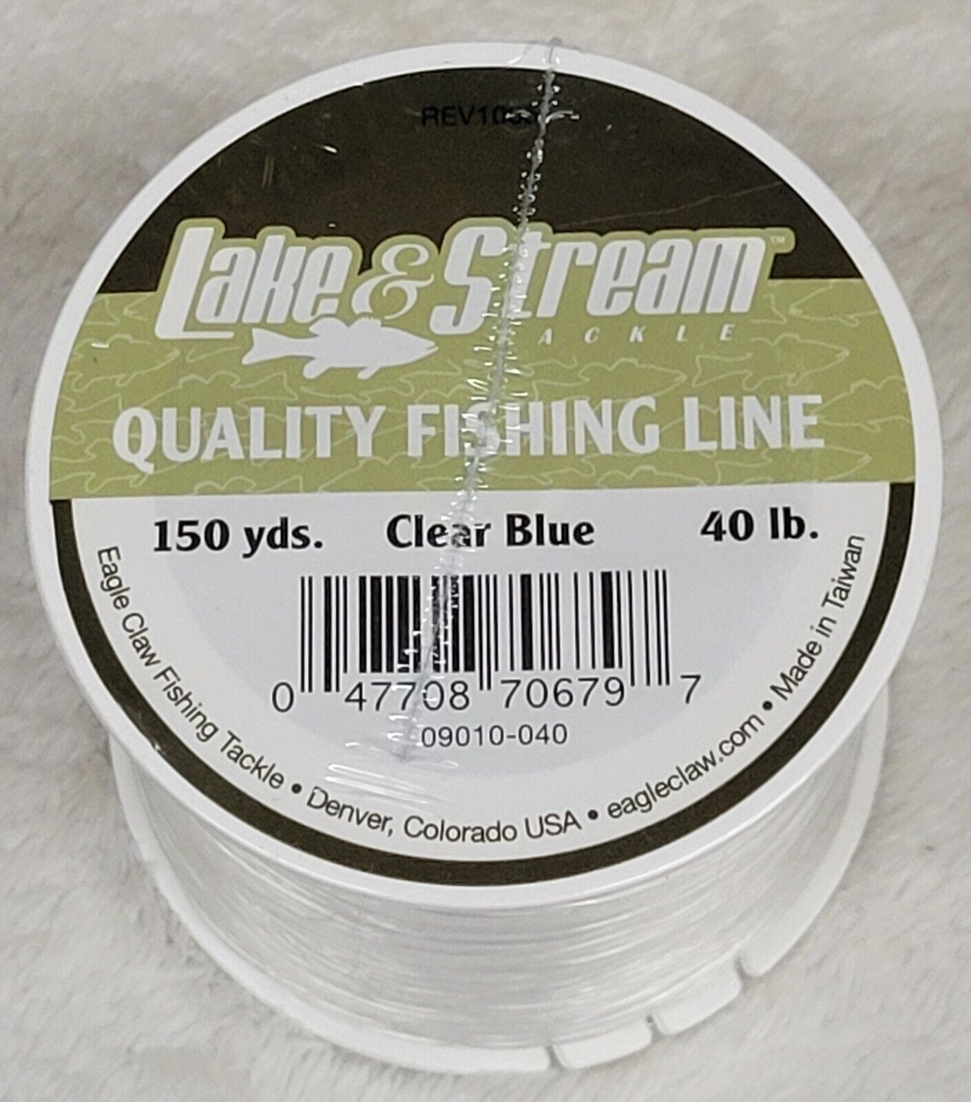 Lake & Stream Clear Blue Monofilament Line Choose Size