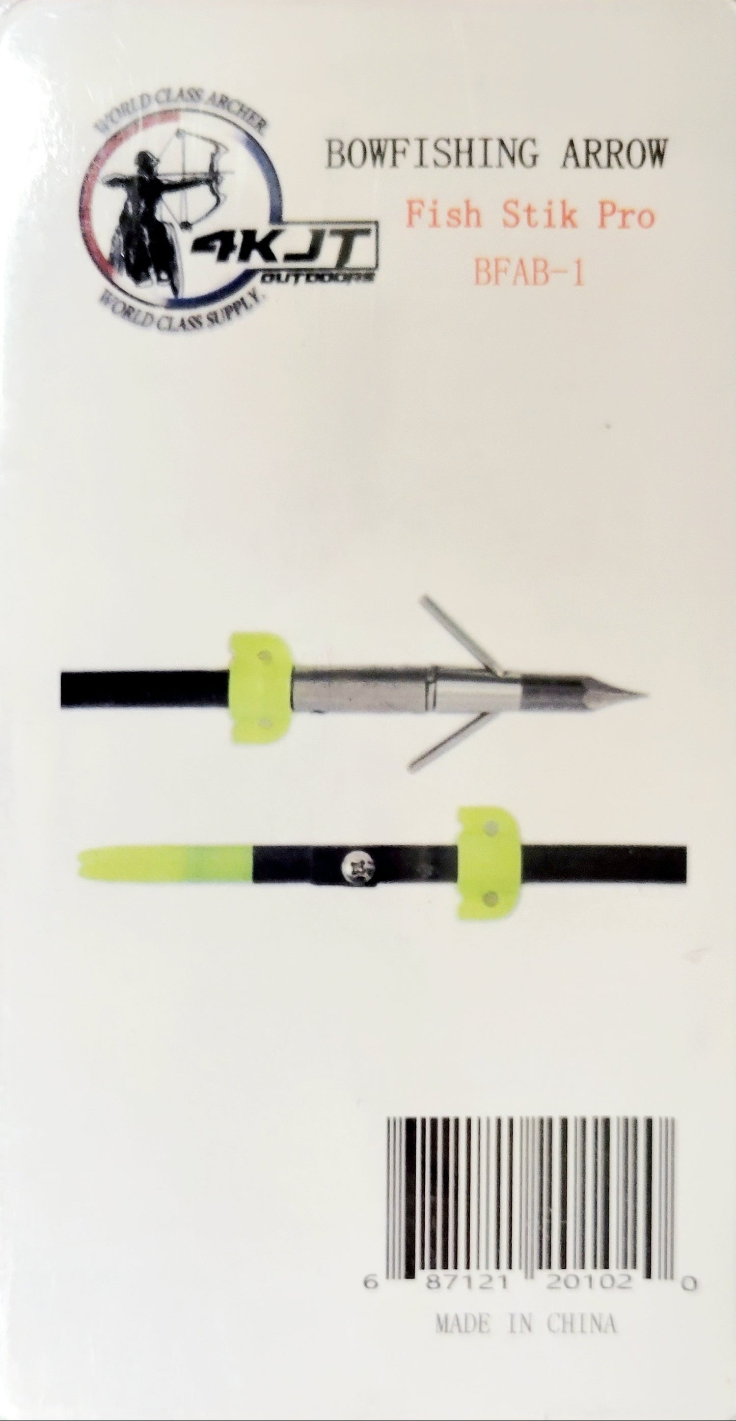 4KJT Bowfishing Arrow BFAB-1 6PK Black