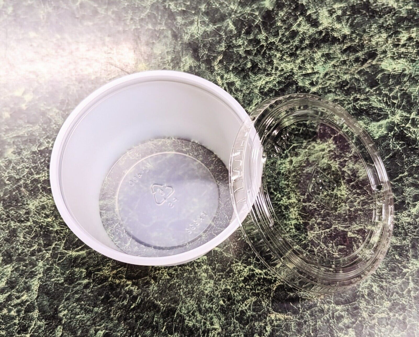 (125) Fabri-Kal Clear 4oz Cup w/ Lid