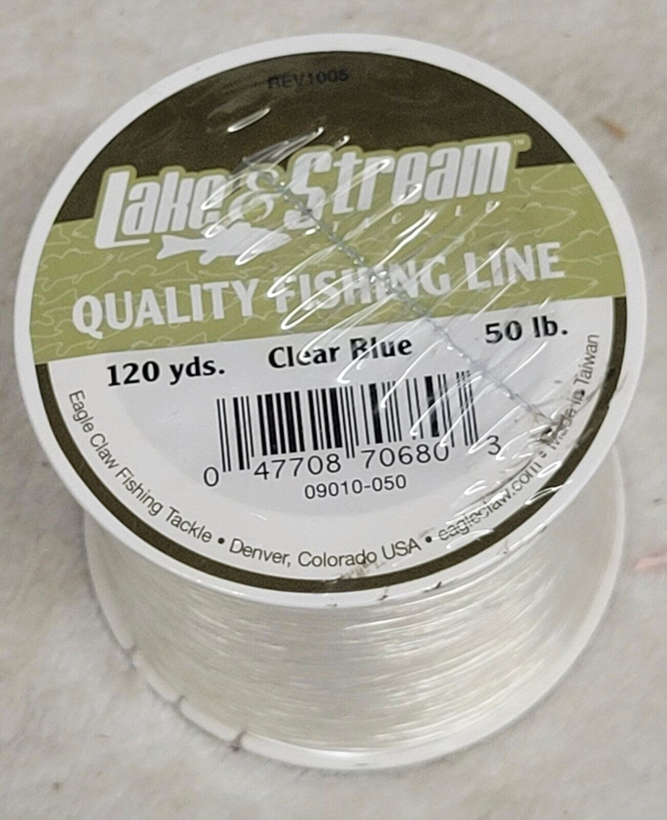 Lake & Stream Clear Blue Monofilament Line Choose Size