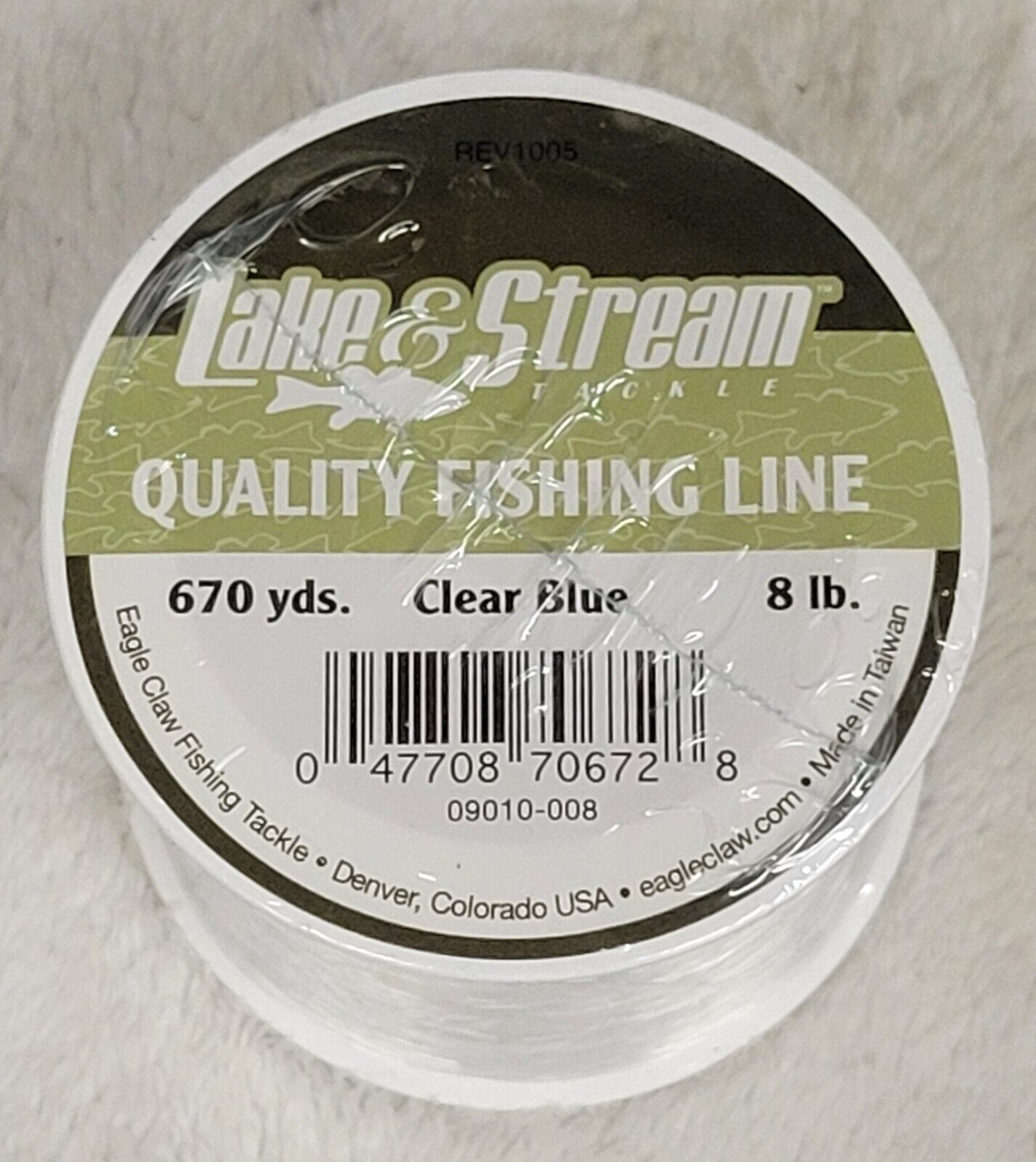 Lake & Stream Clear Blue Monofilament Line Choose Size