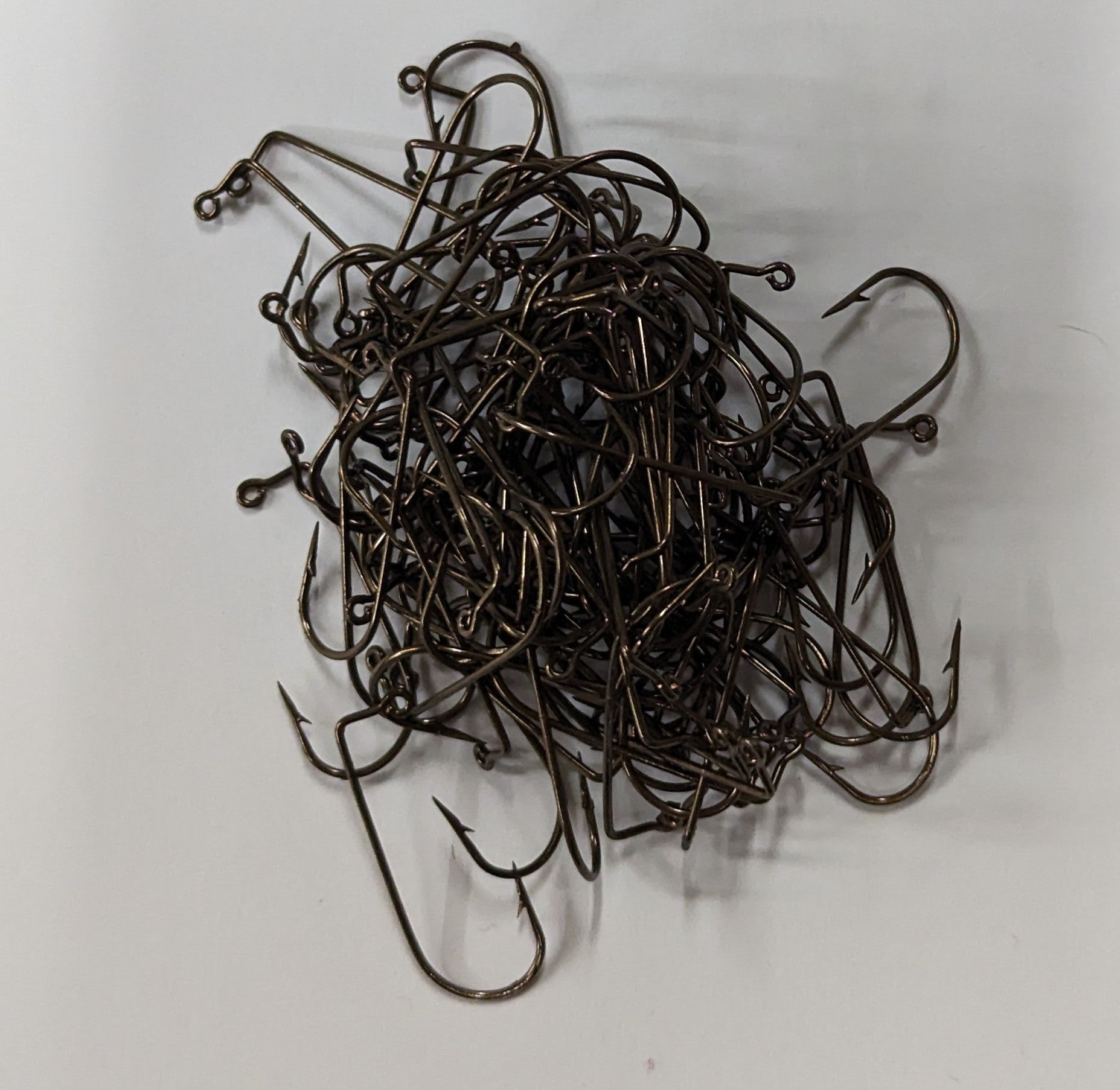 100 Ami Da Pesca Eagle Claw #2 - Modello 570BP In Nero Platino Lunghi 1 Pollice - Foto 3