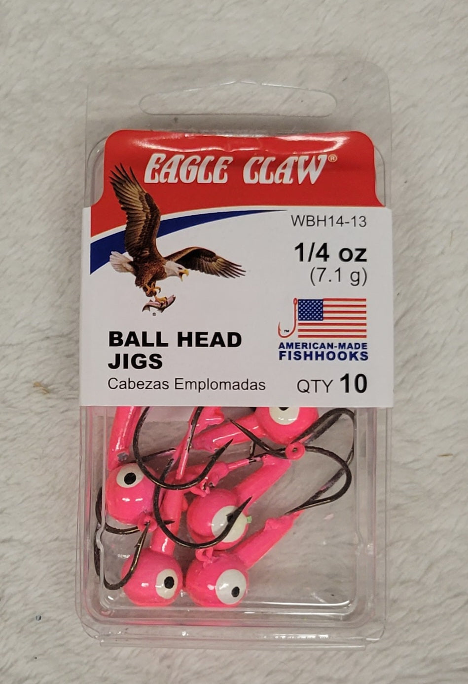 Eagle Claw Ball Head Jigs - Choose from many different sizes & colors.