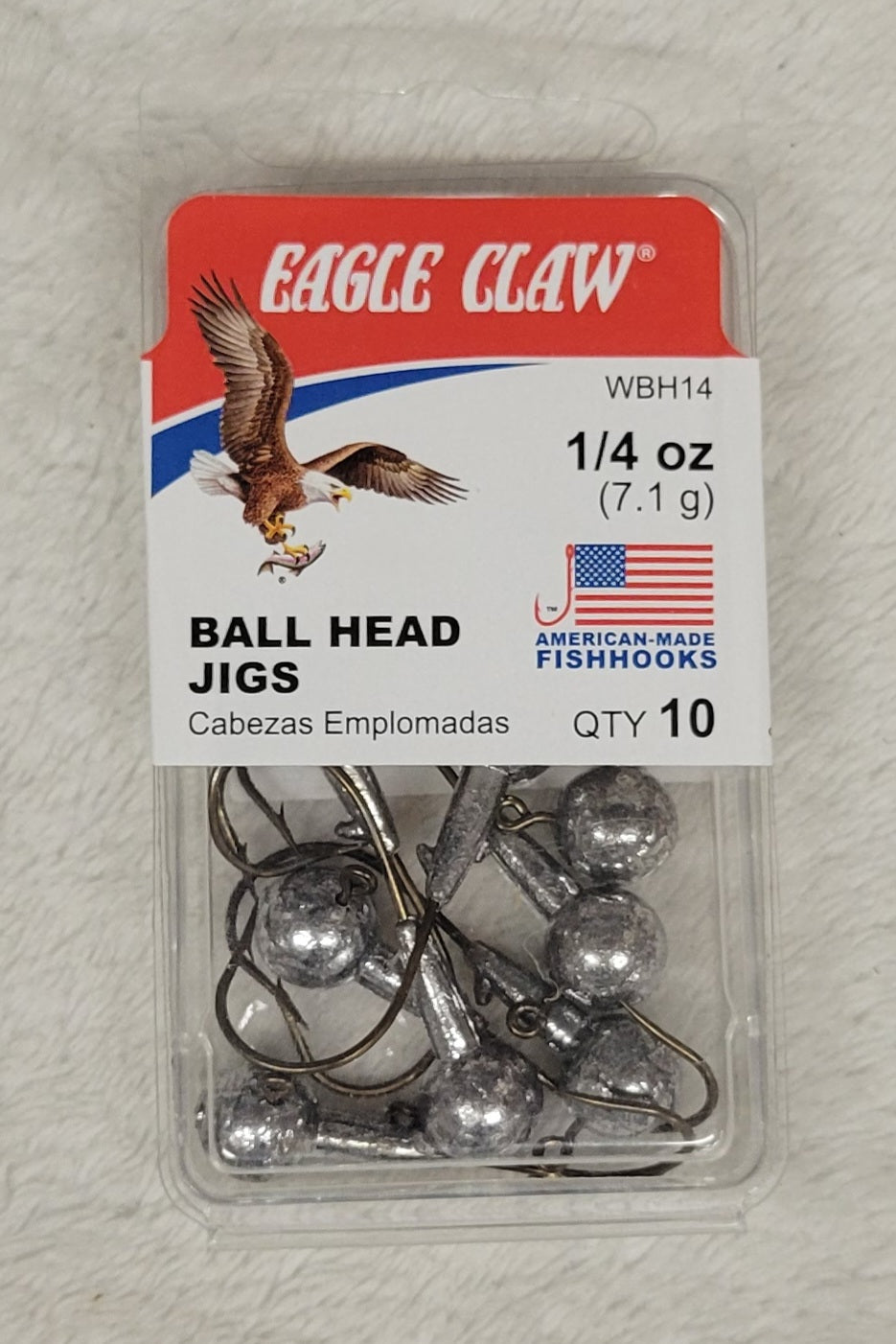 Eagle Claw Ball Head Jigs - Choose from many different sizes & colors.