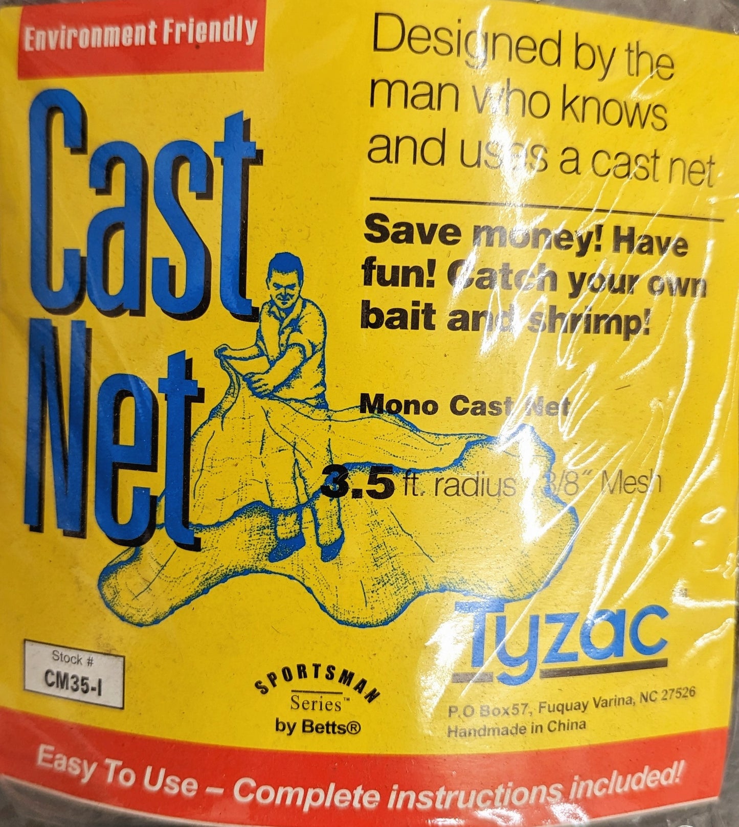 Bett's Tyzac series Mono Cast Net