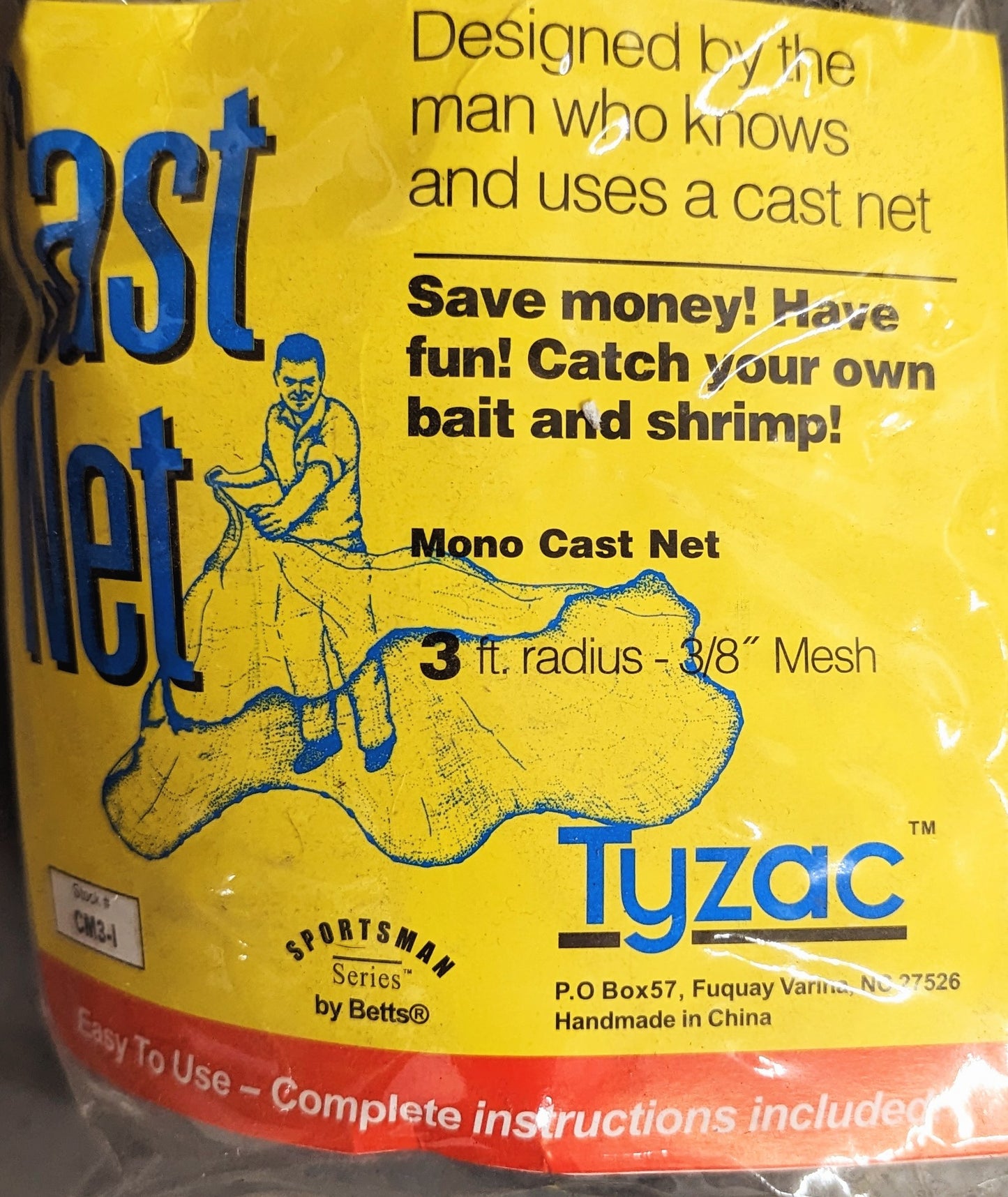 Bett's Tyzac series Mono Cast Net