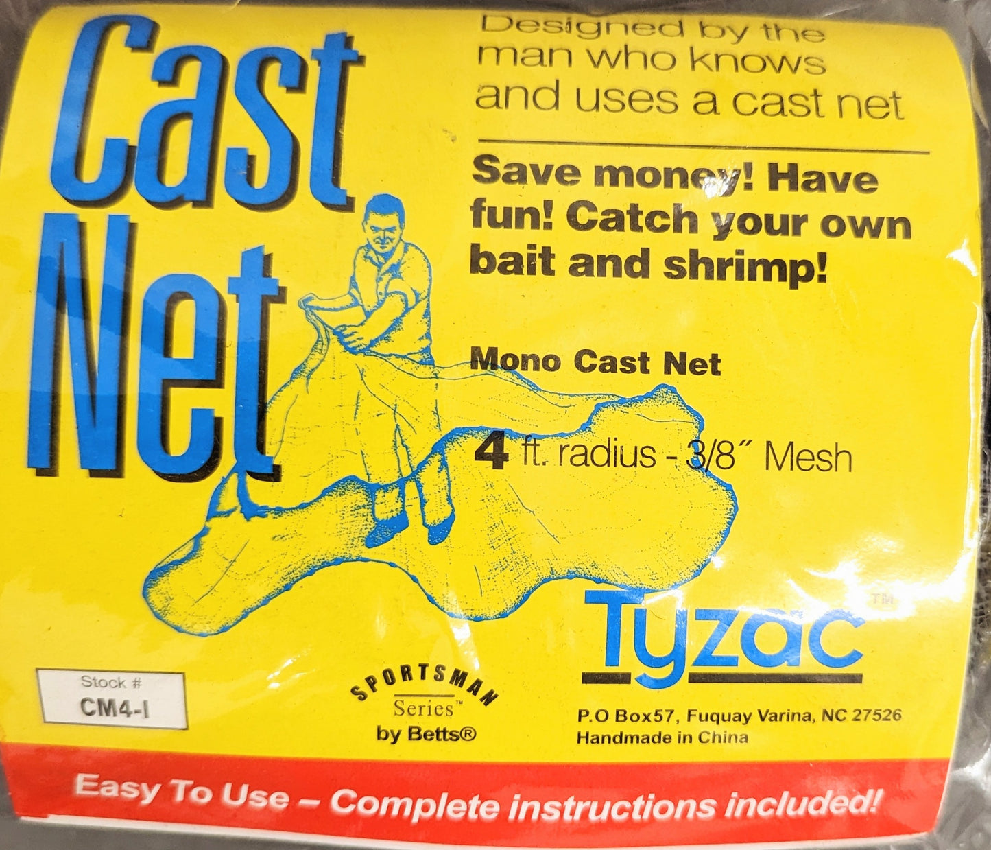 Bett's Tyzac series Mono Cast Net