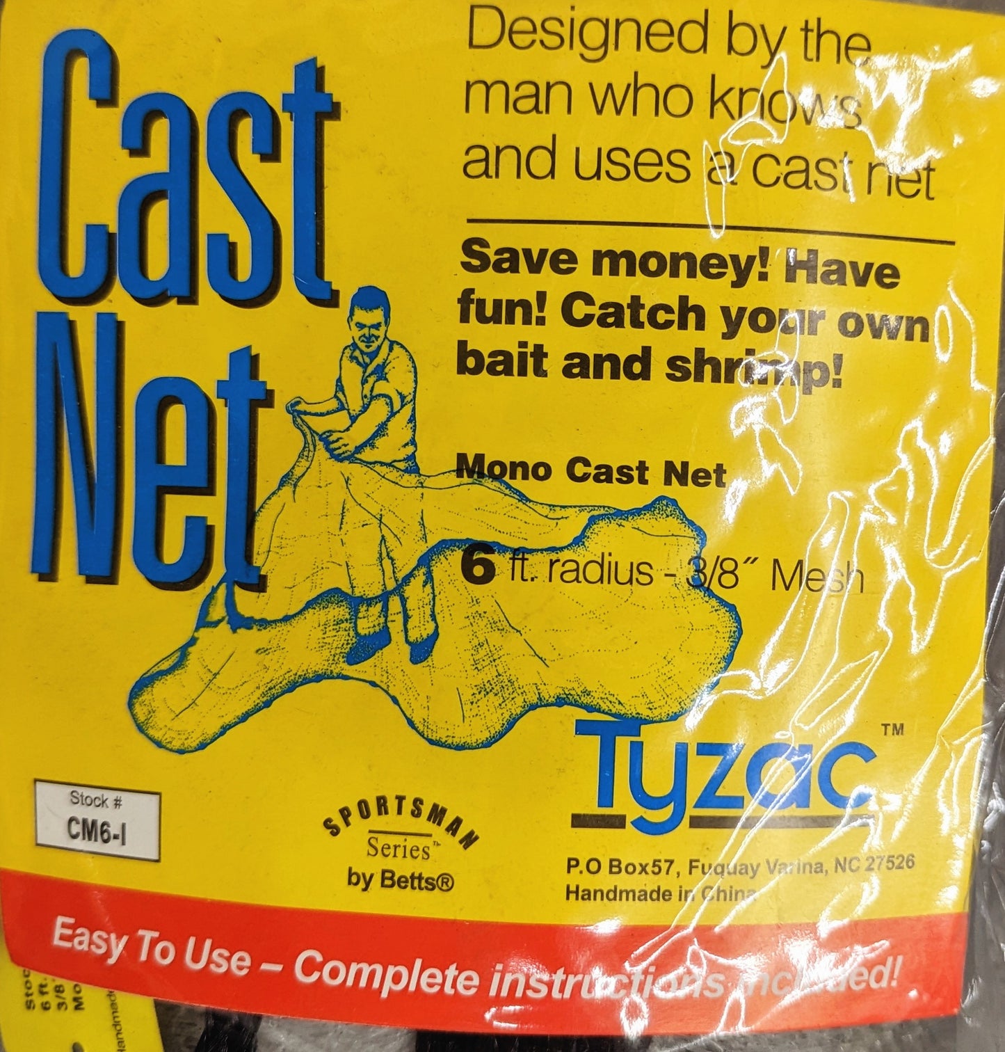Bett's Tyzac series Mono Cast Net