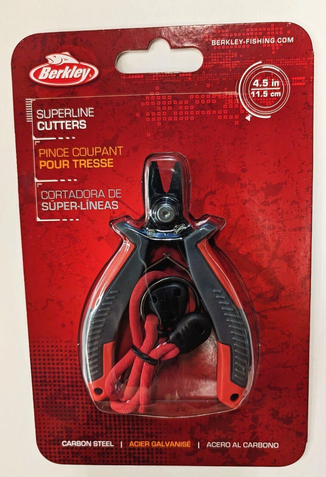 Berkley Superline Cutters W/Lanyard 4.5 in. BFGSC 1432539