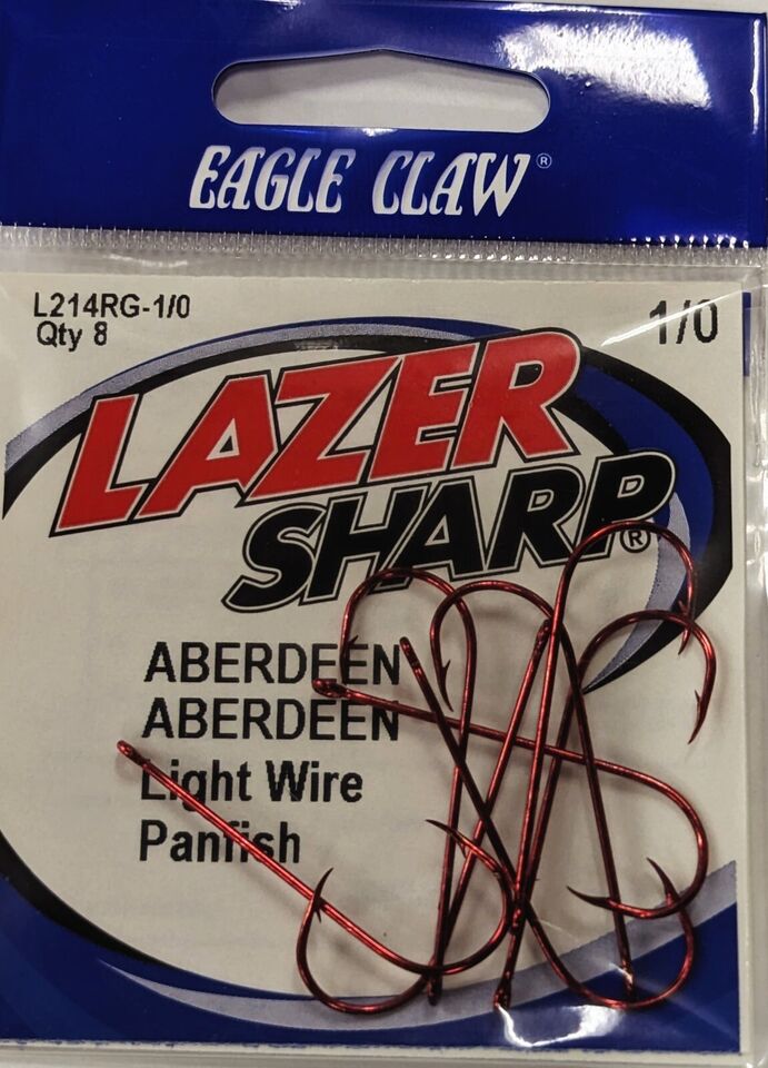 Eagle Claw L241RGH RED CHOOSE SIZE