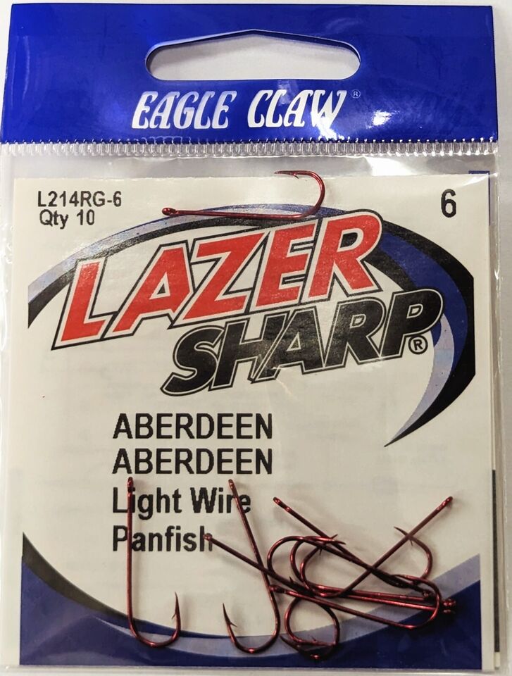 Eagle Claw L241RGH RED CHOOSE SIZE