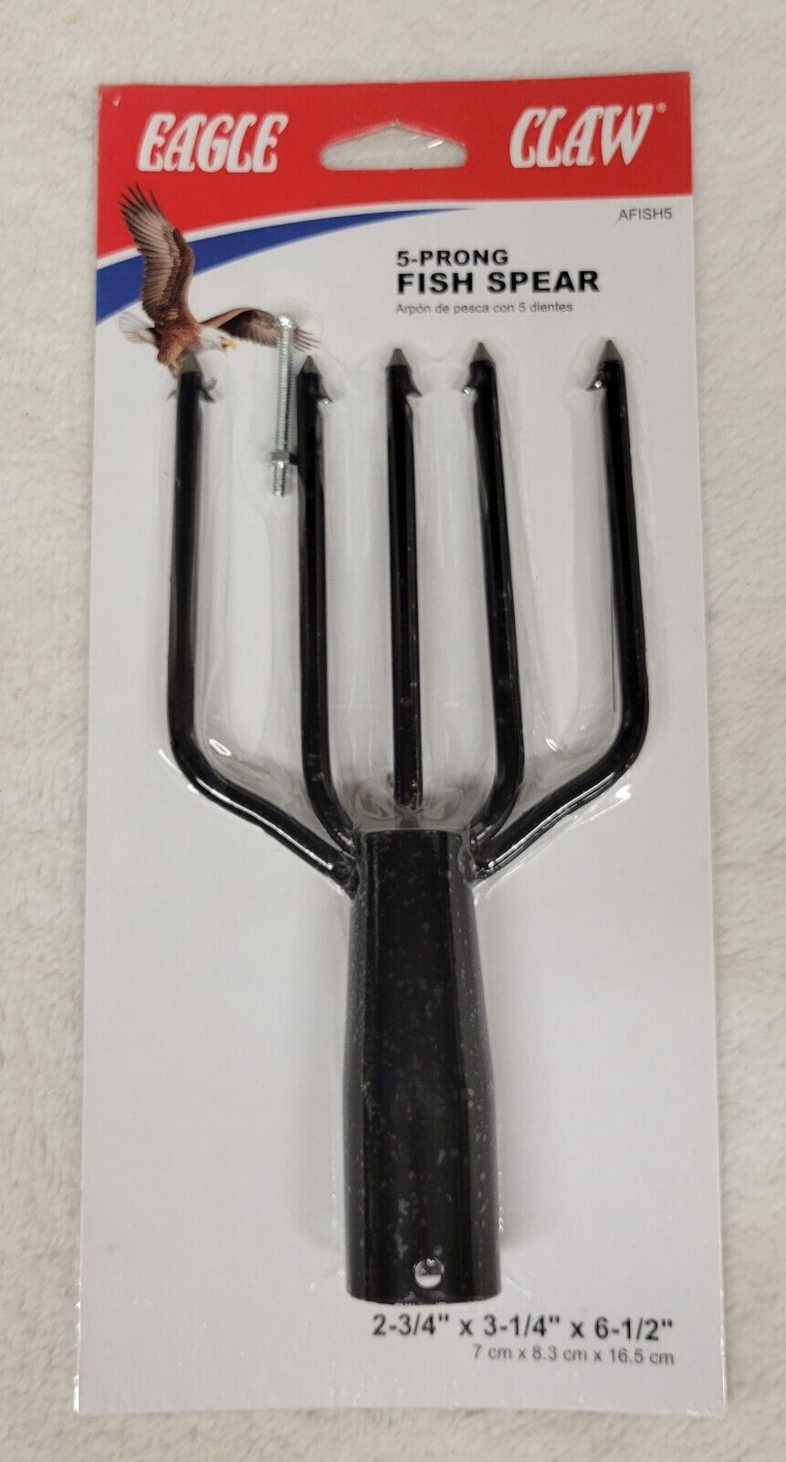 Eagle Claw AFISH5 Fish Spear 5 Prong, Gig