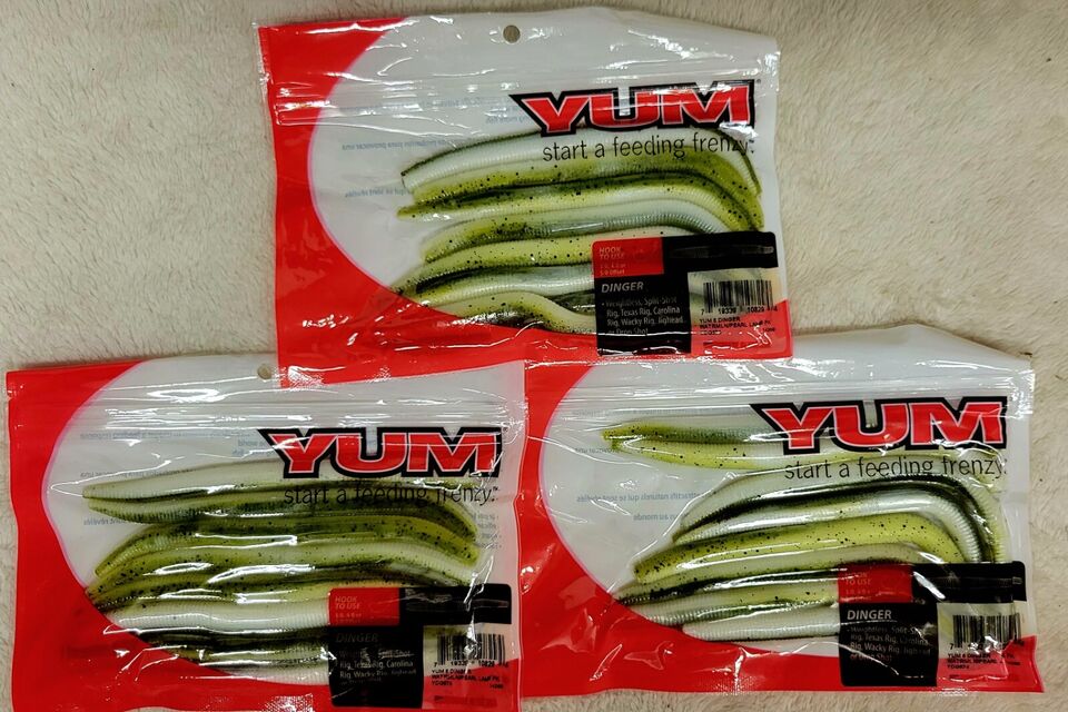 **LOT OF 3** Yum Dinger 5” 8 per Pack Choice of colors