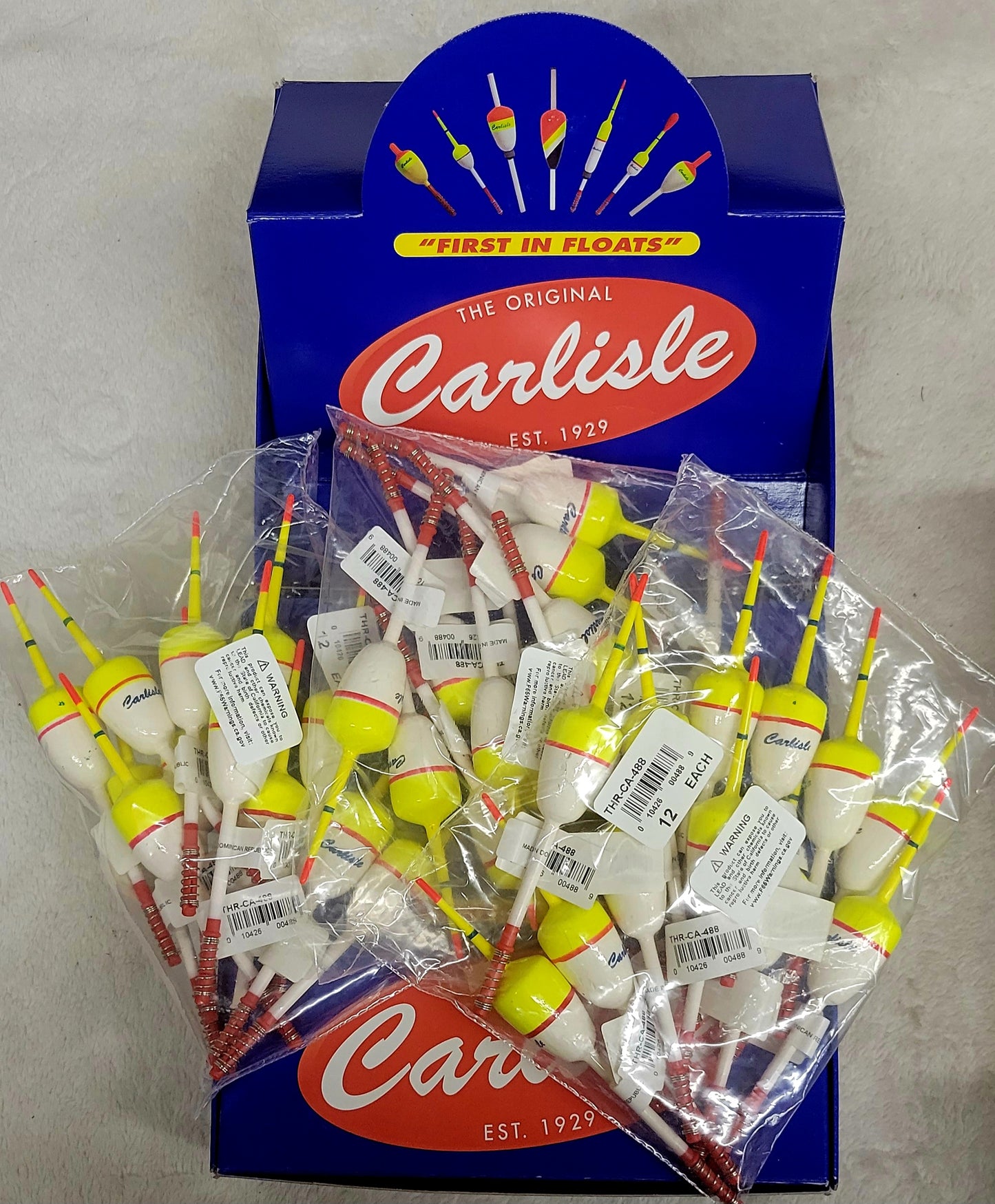 Carlisle Spring Floats 36pc Box