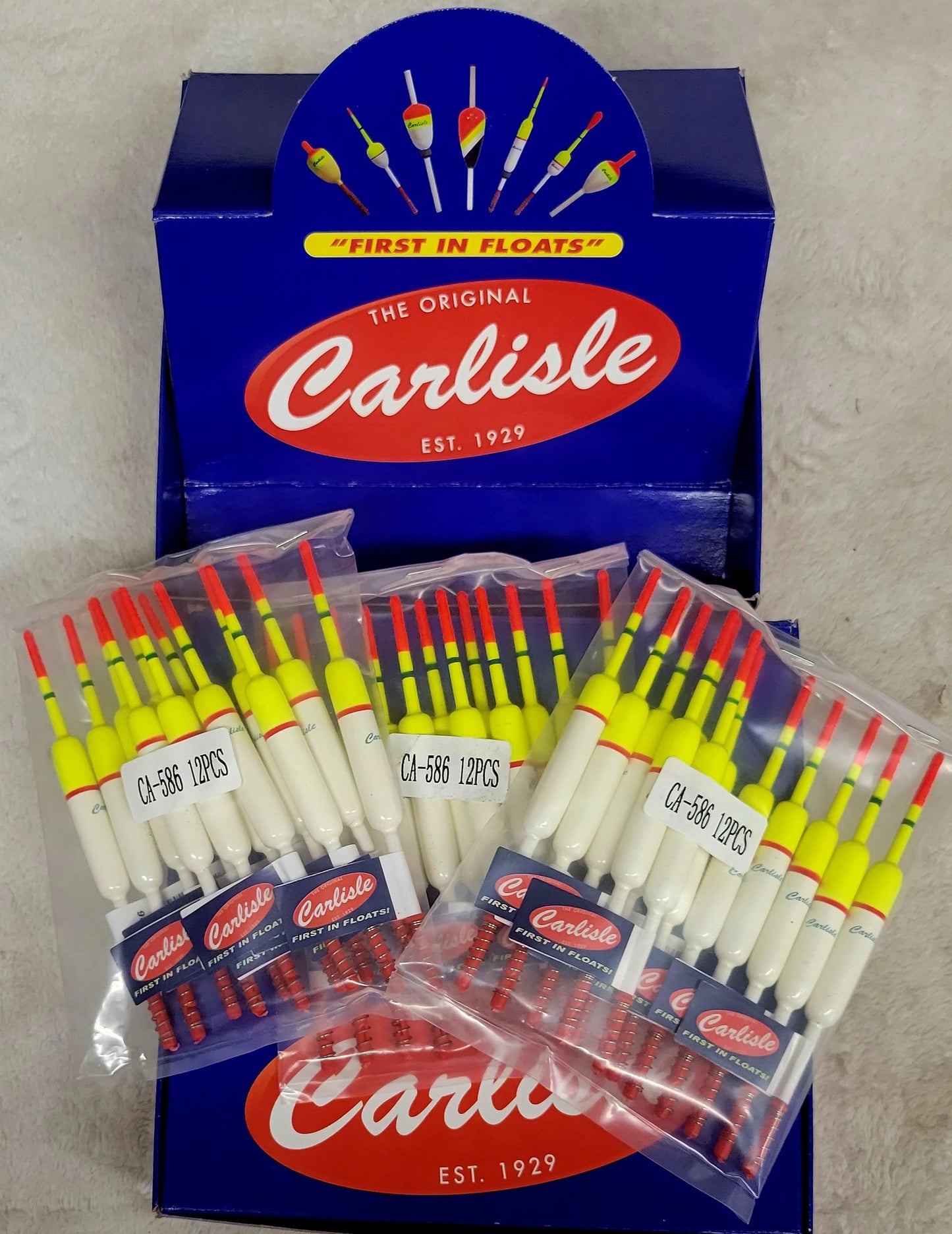 Carlisle Spring Floats 36pc Box