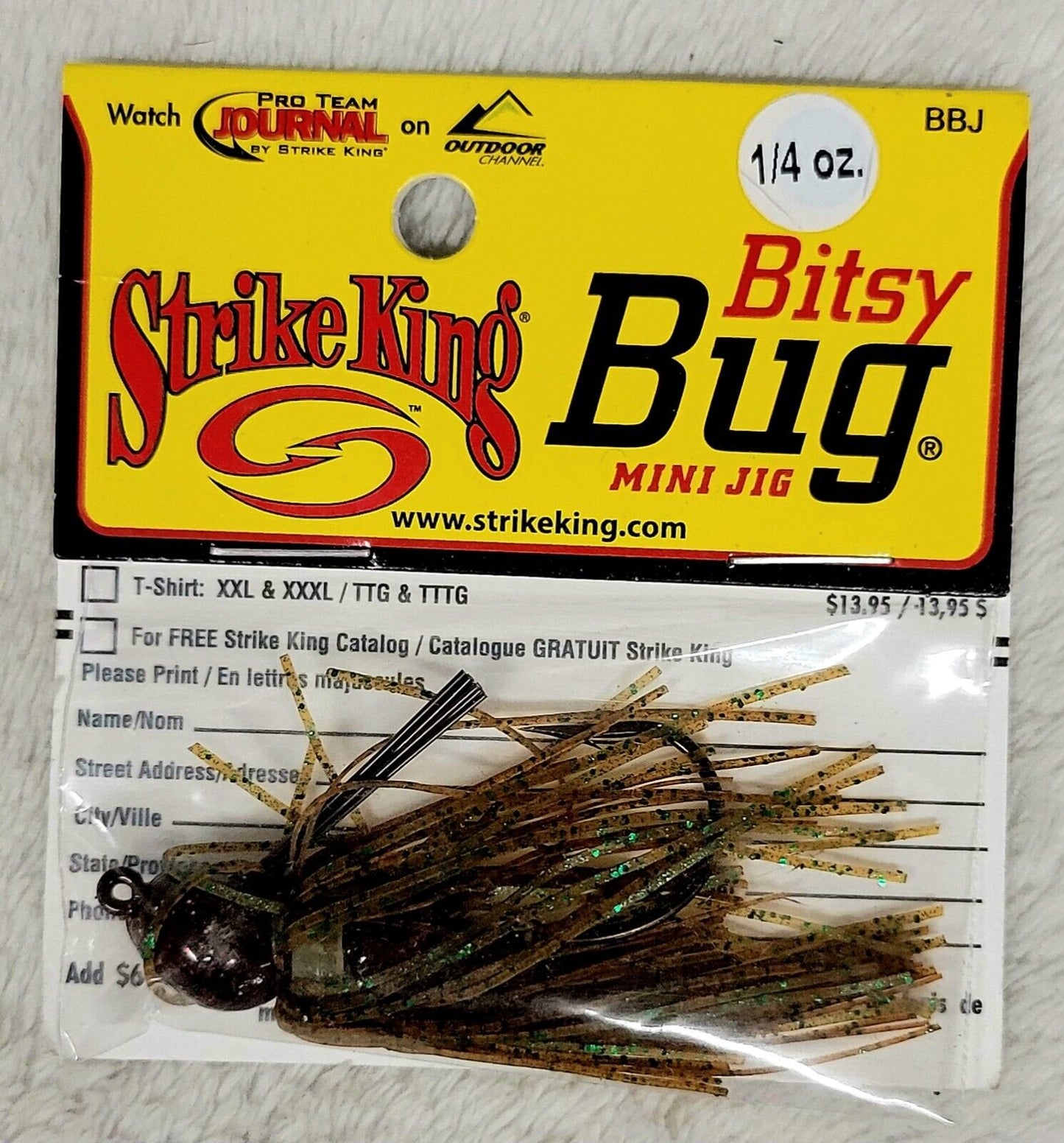 Strike King Bitsy Bug Mini Jig