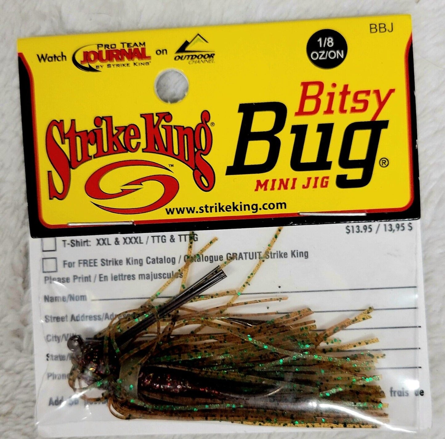 Strike King Bitsy Bug Mini Jig