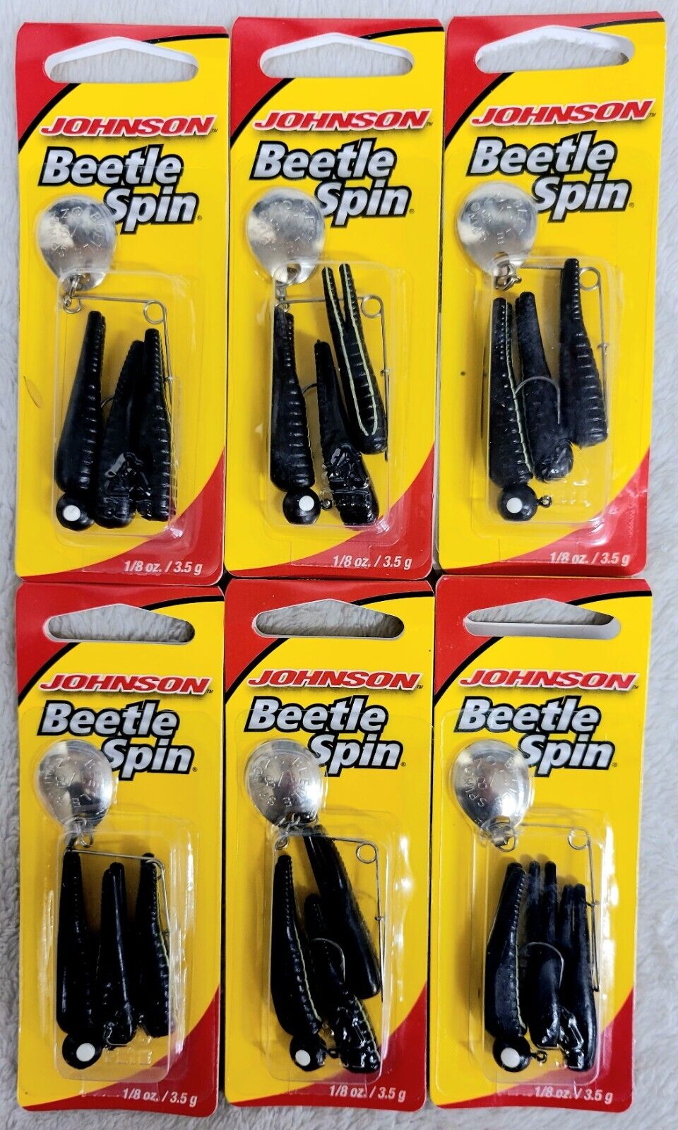 Johnson Beetle Spin 1/8 ounce Choose Color