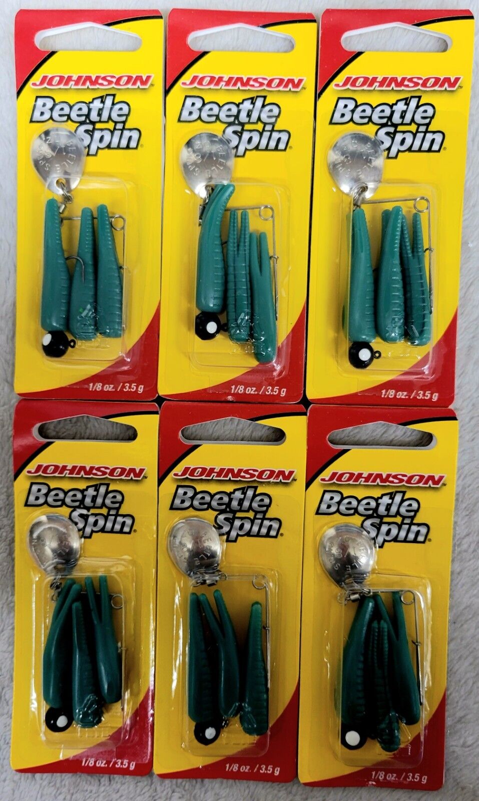 Johnson Beetle Spin 1/8 ounce Choose Color