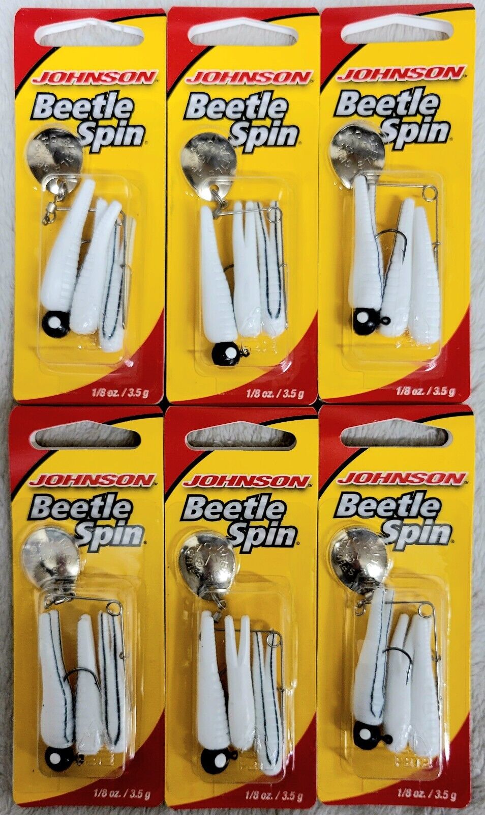 Johnson Beetle Spin 1/8 ounce Choose Color