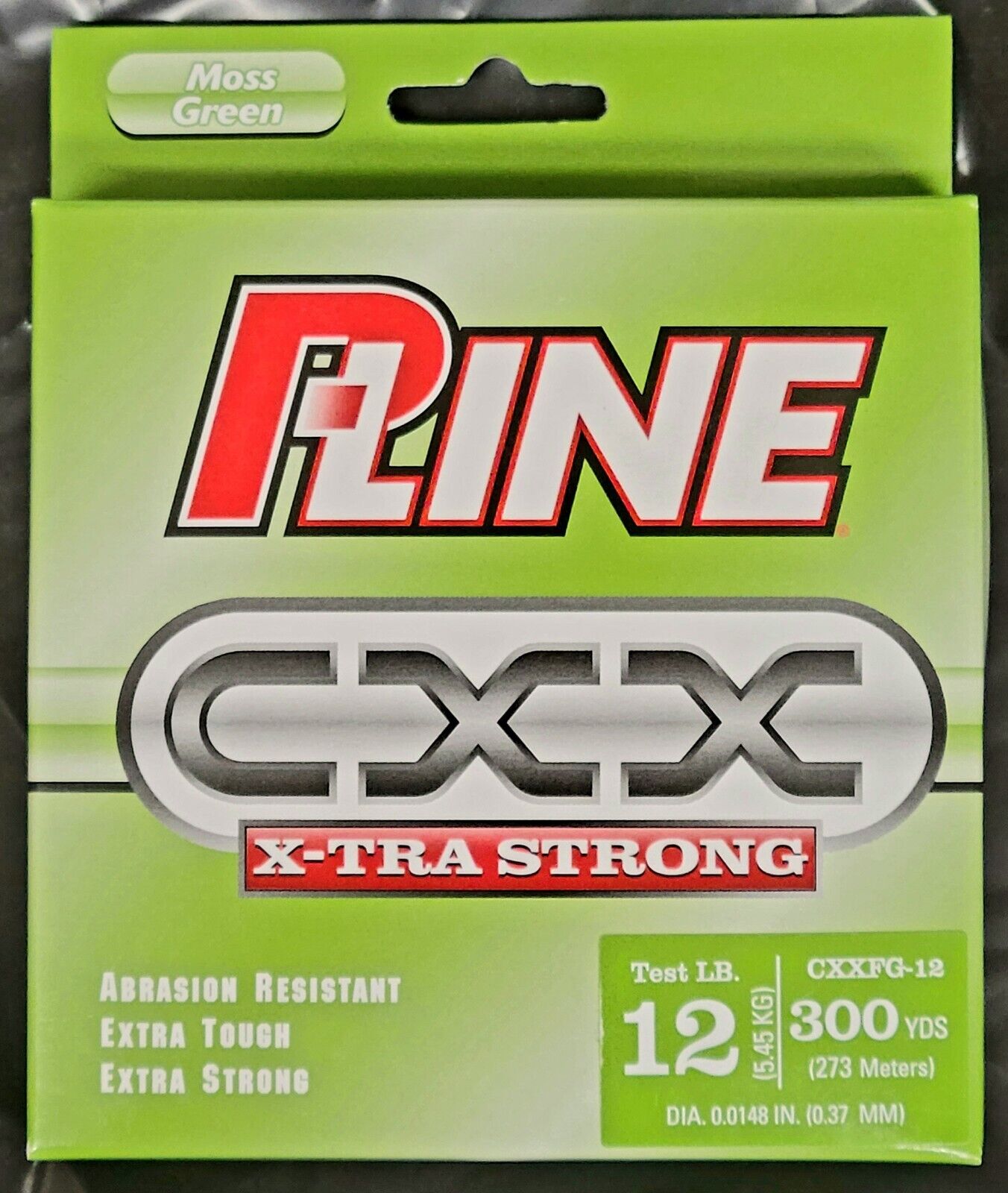 P-LINE CXX X-TRA STRONG COPOLYMER FISHING LINE 300YDS MOSS GREEN