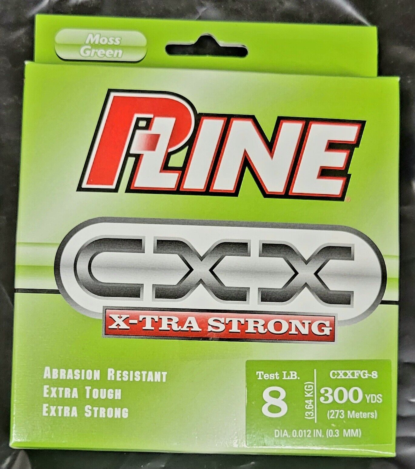 P-LINE CXX X-TRA STRONG COPOLYMER FISHING LINE 300YDS MOSS GREEN