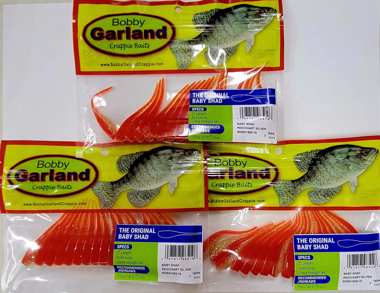 Bobby Garland The Original Baby Shad 2" CHOOSE COLOR
