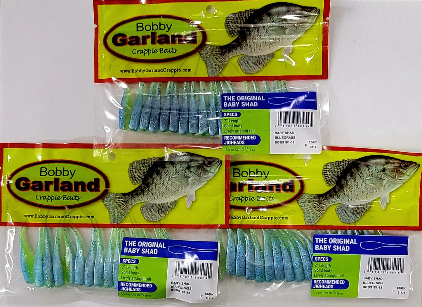 Bobby Garland The Original Baby Shad 2" CHOOSE COLOR