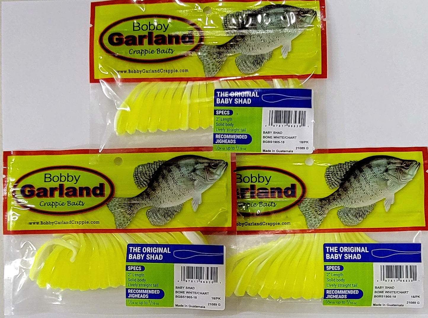 Bobby Garland The Original Baby Shad 2" CHOOSE COLOR