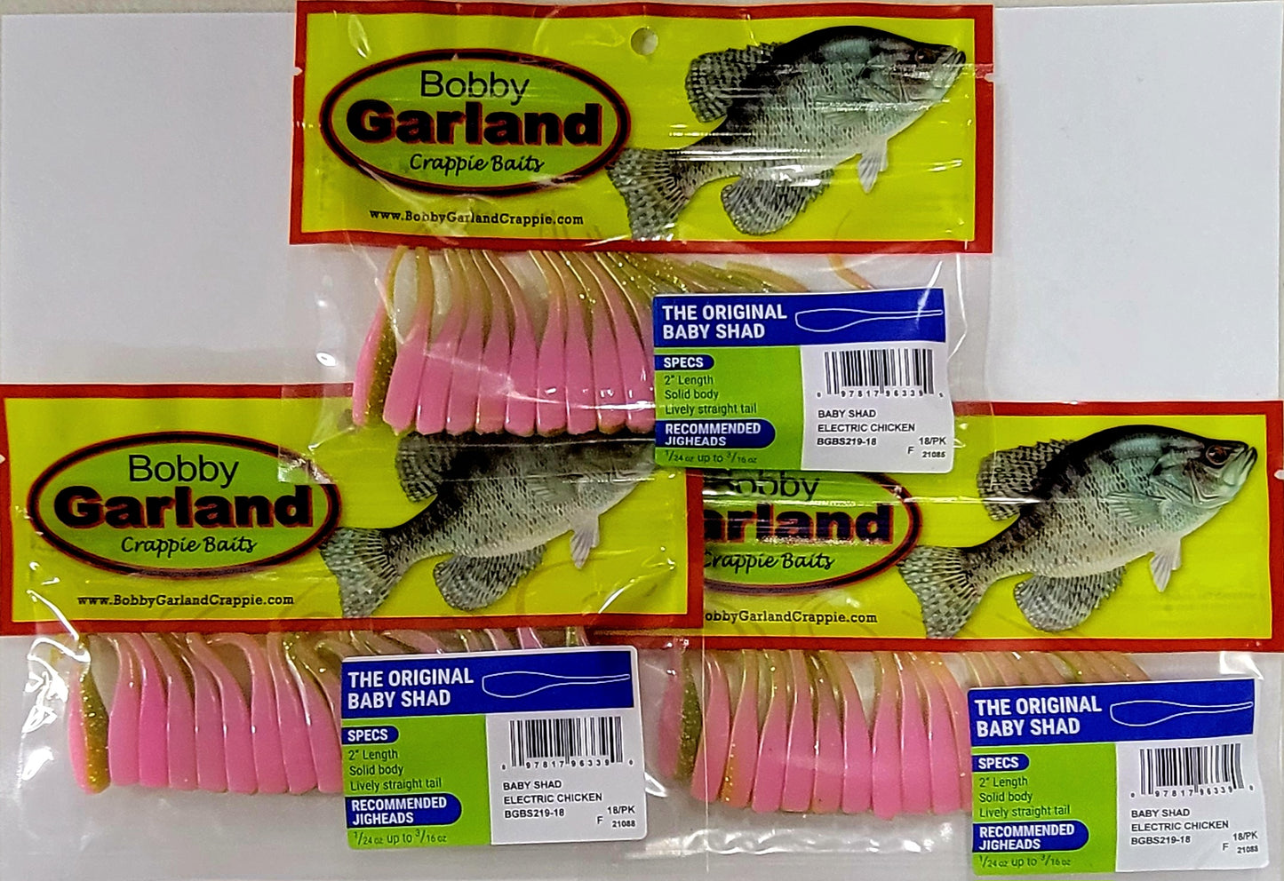 Bobby Garland The Original Baby Shad 2" CHOOSE COLOR
