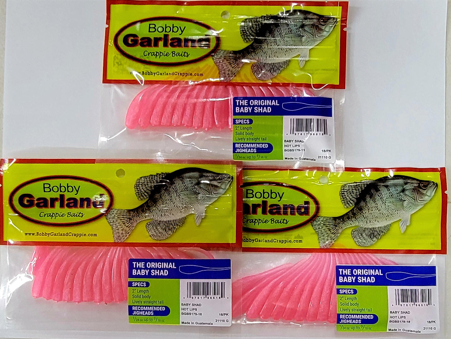 Bobby Garland The Original Baby Shad 2" CHOOSE COLOR