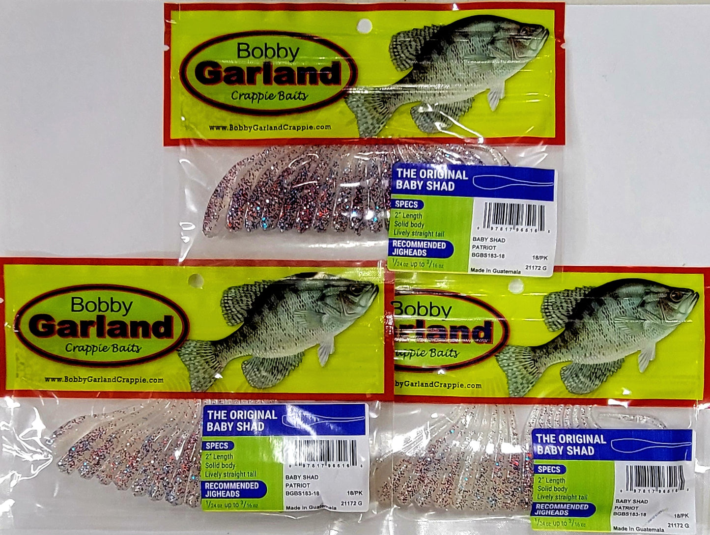 Bobby Garland The Original Baby Shad 2" CHOOSE COLOR