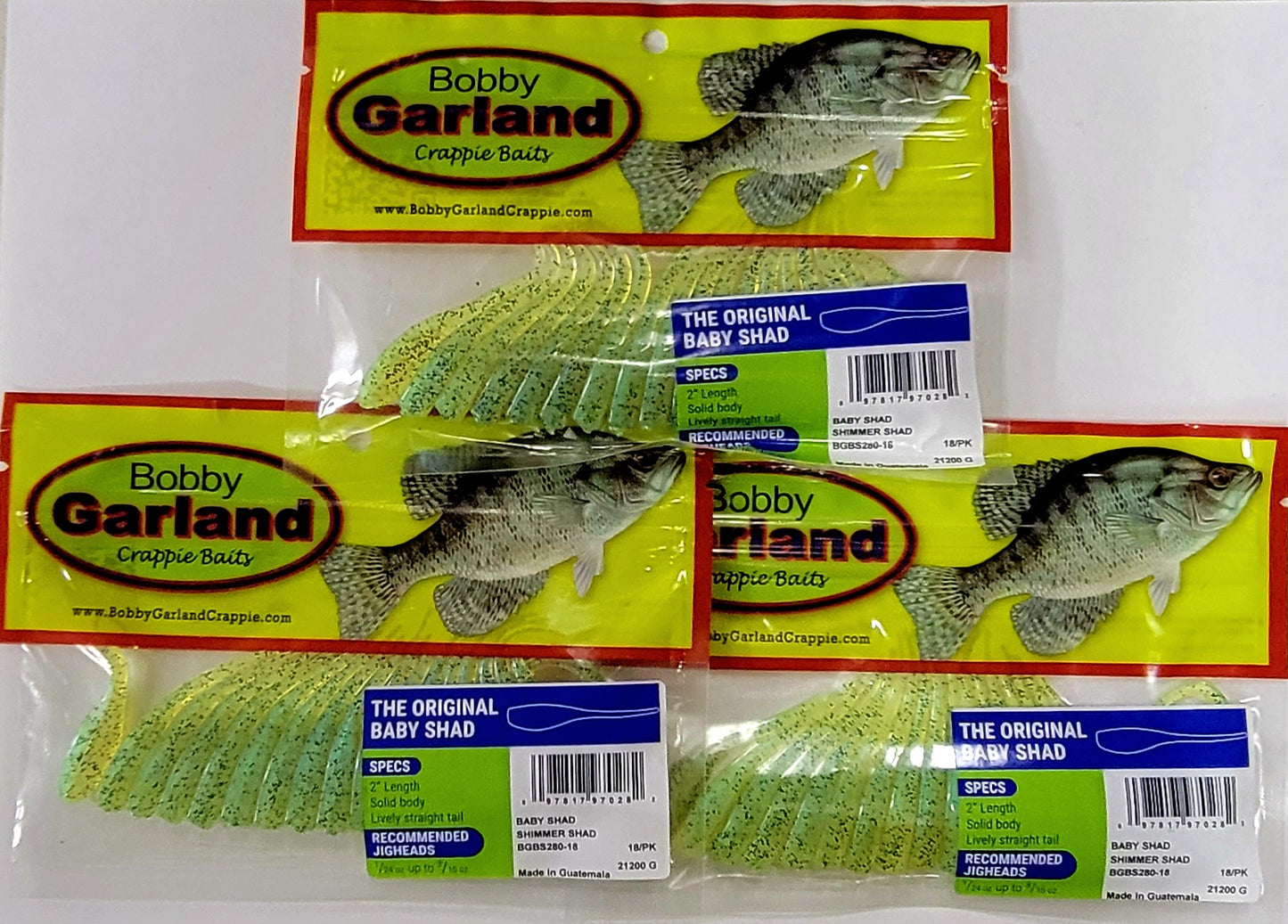 Bobby Garland The Original Baby Shad 2" CHOOSE COLOR