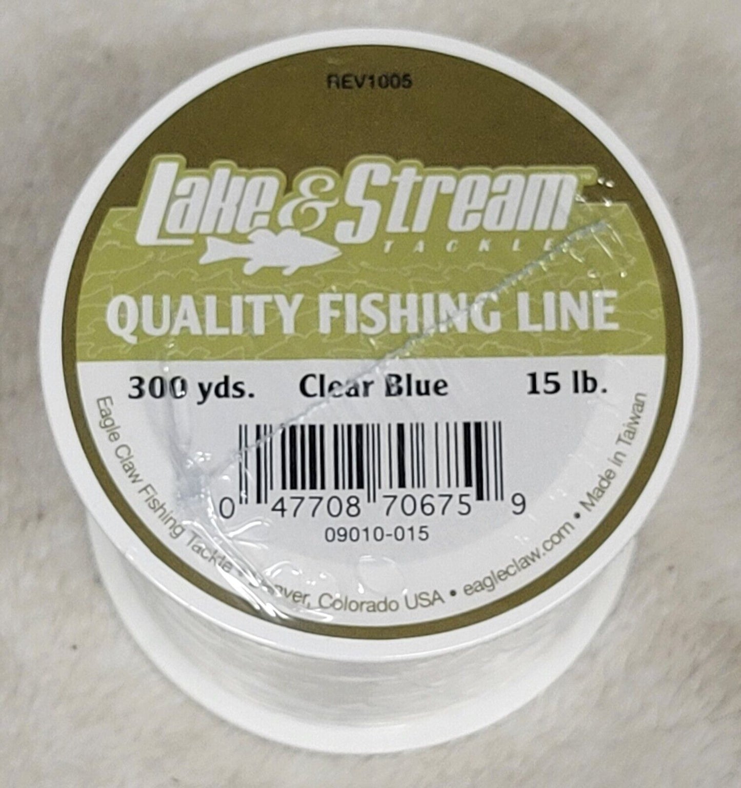 Lake & Stream Clear Blue Monofilament Line Choose Size