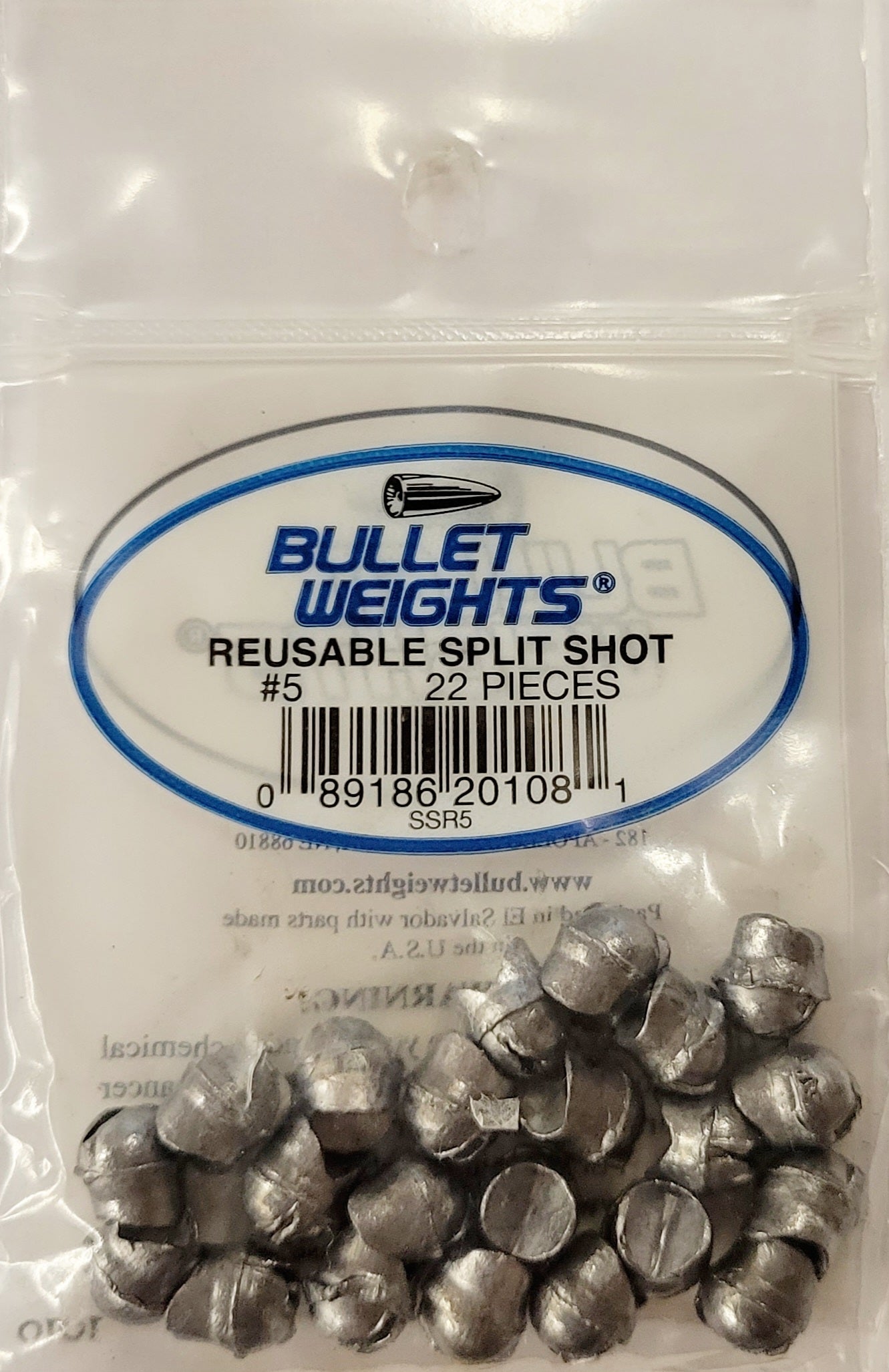 BULLET WEIGHTS REUSABLE SPLIT SHOT