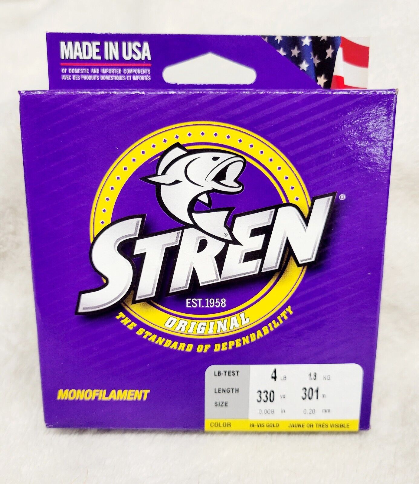 Stren Stren Monofilament Hi-Vis Gold Fishing Line – POINDEXTER OUTDOORS