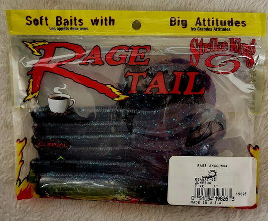 Strike King Rage Anaconda RGANA7 7" 7 pack