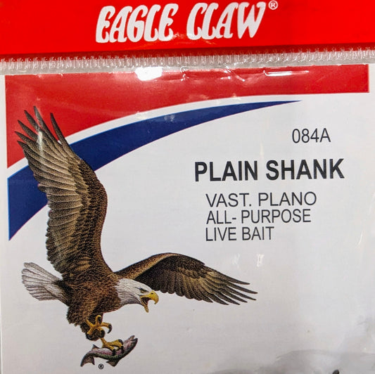 Eagle Claw Plain Shank 084A (Lot of 5)