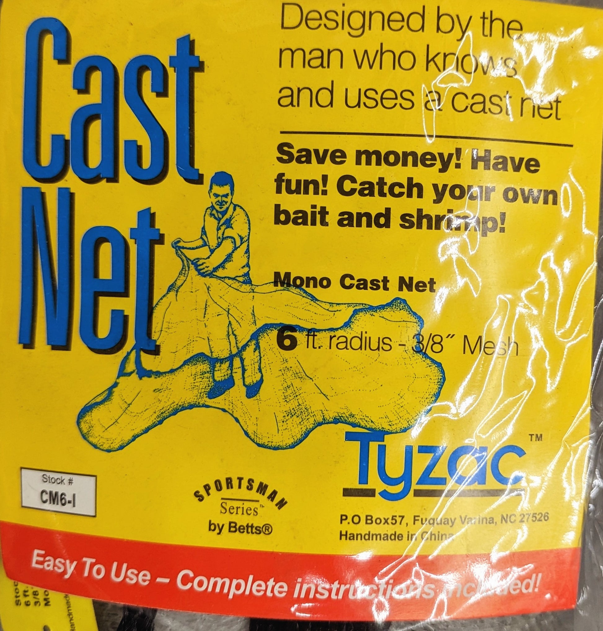 Bett's Tyzac series Mono Cast Net – POINDEXTER OUTDOORS