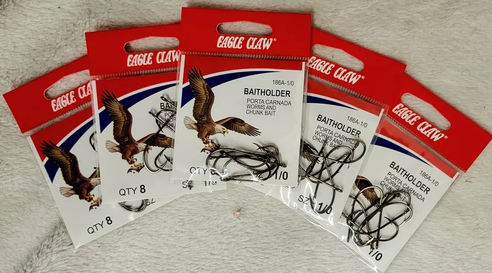 Eagle Claw Baitholder 186A (Lot of 5)