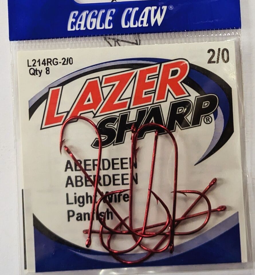 Eagle Claw L241RGH RED CHOOSE SIZE
